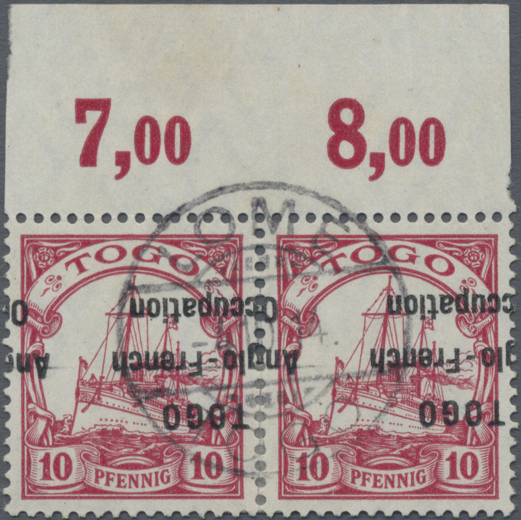 Lot 1369 - Deutsche Kolonien - Togo - Britische Besetzung - Auction #211 Lot 1369 - Deutsche Kolonien - Togo - Britische Besetzung - Auction #211