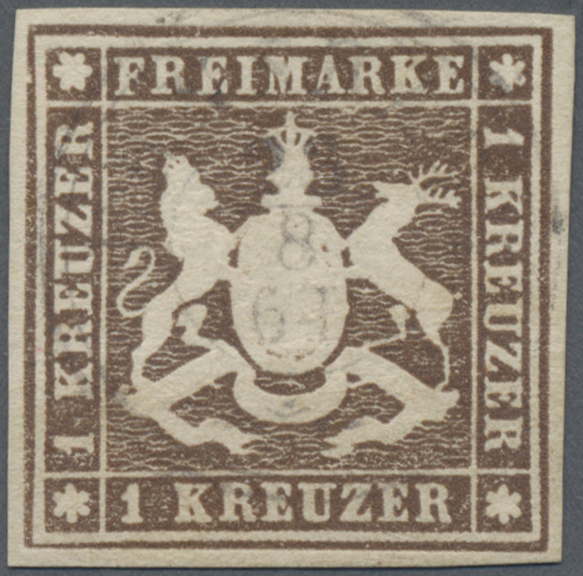 Lot 04837 - Württemberg - Marken und Briefe  -  Auktionshaus Christoph Gärtner GmbH & Co. KG 57th AUCTION - Day 3