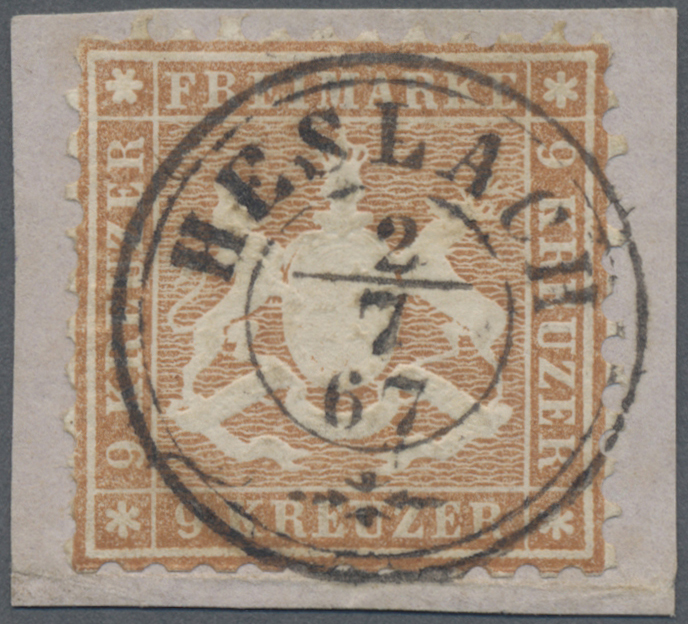 Lot 04860 - Württemberg - Marken und Briefe - Auktionshaus Christoph Gärtner GmbH & Co. KG 57th AUCTION - Day 3 Lot 04860 - Württemberg - Marken und Briefe - Auktionshaus Christoph Gärtner GmbH & Co. KG 57th AUCTION - Day 3