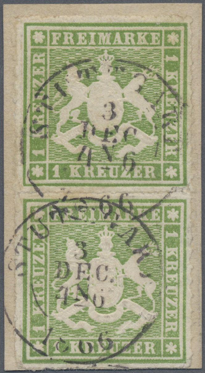 Lot 04863 - Württemberg - Marken und Briefe - Auktionshaus Christoph Gärtner GmbH & Co. KG 57th AUCTION - Day 3 Lot 04863 - Württemberg - Marken und Briefe - Auktionshaus Christoph Gärtner GmbH & Co. KG 57th AUCTION - Day 3