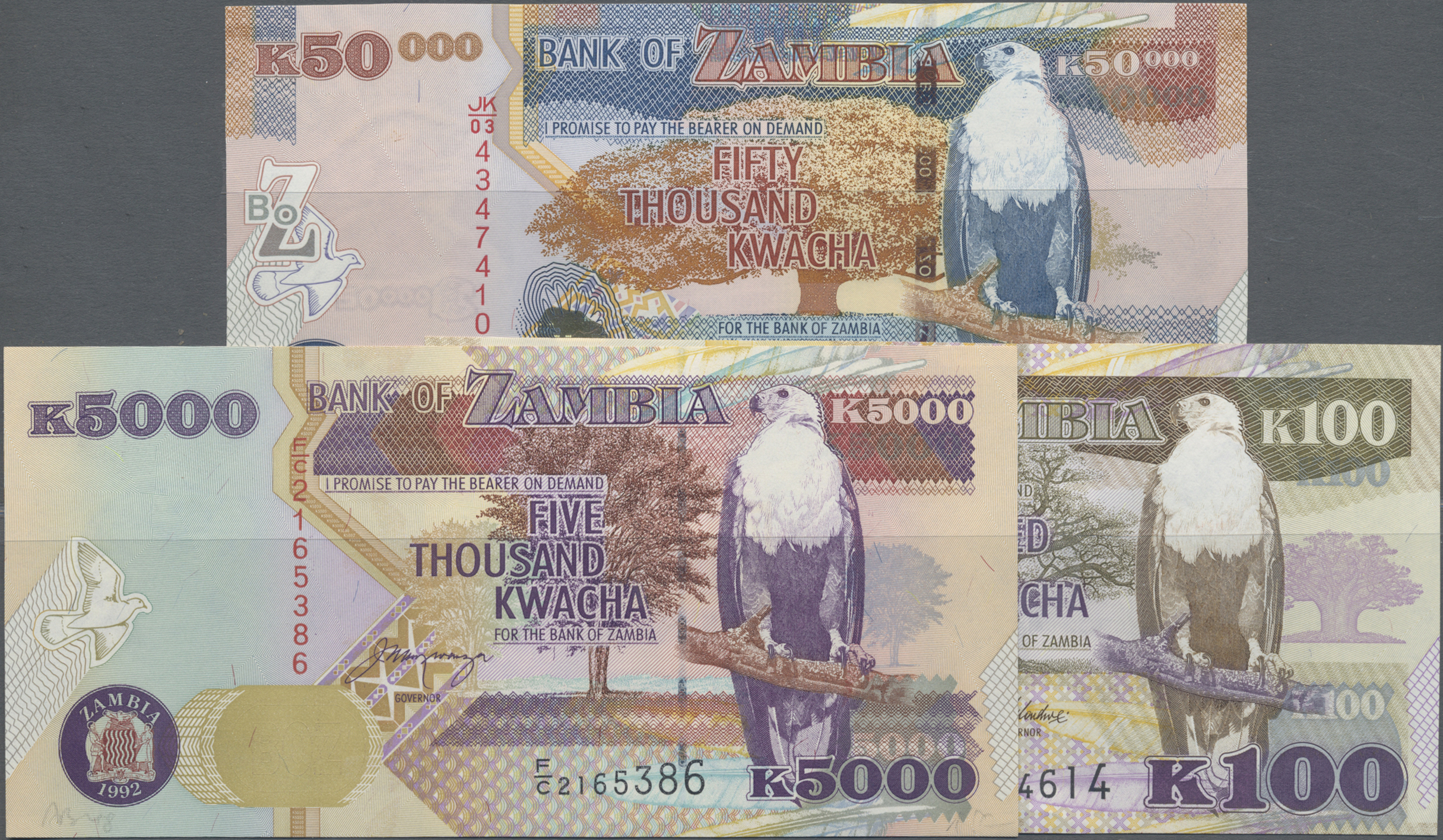 Lot 00526 - Zambia / Sambia | Banknoten  -  Auktionshaus Christoph Gärtner GmbH & Co. KG 55th AUCTION - Day 1