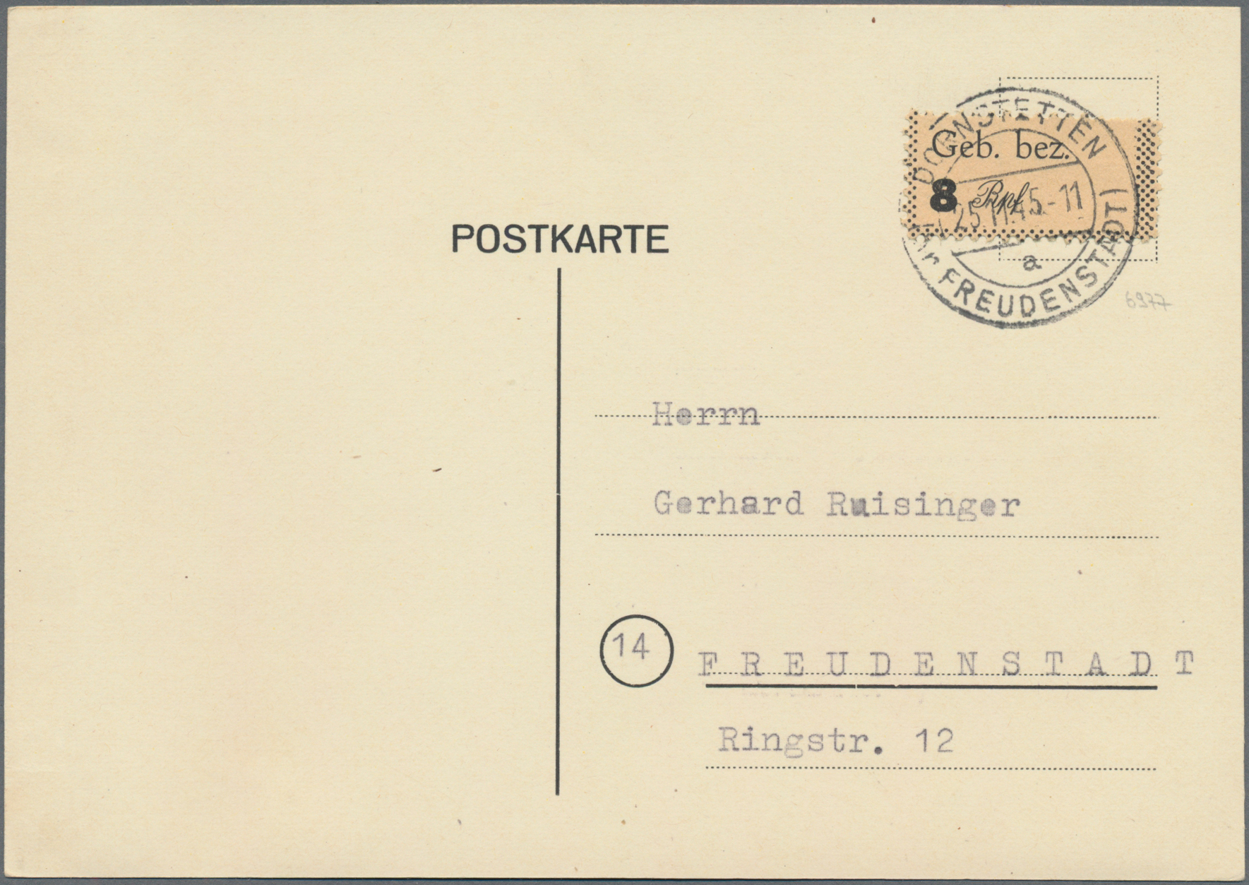 Lot 06113 - deutsche lokalausgaben ab 1945  -  Auktionshaus Christoph Gärtner GmbH & Co. KG 58th AUCTION - Day 2