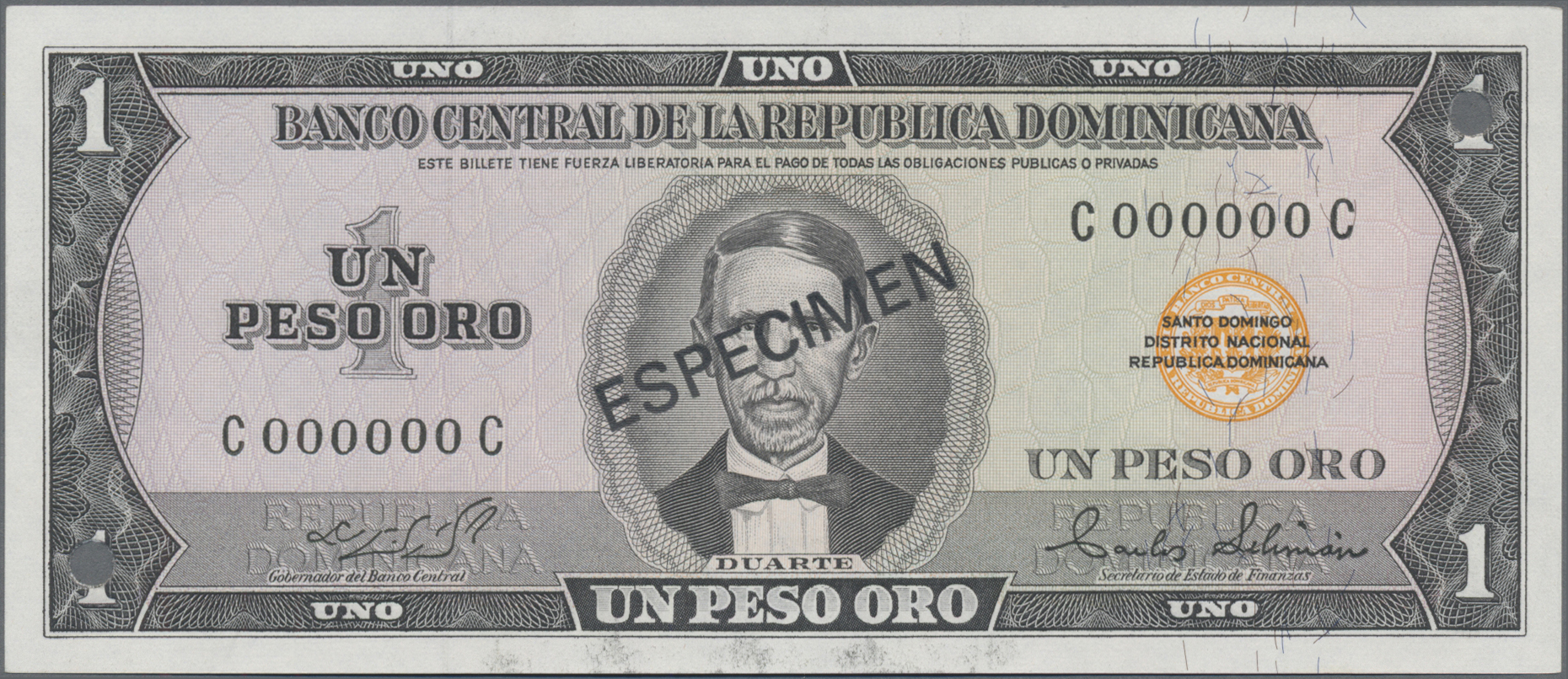 Lot 01102 - Dominican Republic / Dominikanische Republik | Banknoten - Auktionshaus Christoph Gärtner GmbH & Co. KG 58th AUCTION - Day 1 Lot 01102 - Dominican Republic / Dominikanische Republik | Banknoten - Auktionshaus Christoph Gärtner GmbH & Co. KG 58th AUCTION - Day 1