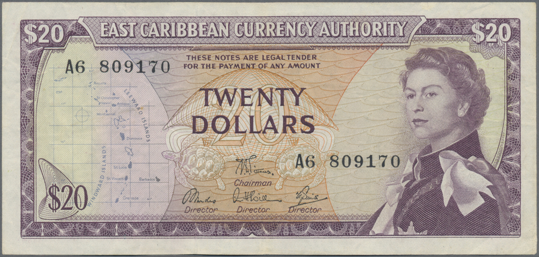 Lot 01109 - East Caribbean States / Ostkaribische Staaten| Banknoten - Auktionshaus Christoph Gärtner GmbH & Co. KG 58th AUCTION - Day 1 Lot 01109 - East Caribbean States / Ostkaribische Staaten| Banknoten - Auktionshaus Christoph Gärtner GmbH & Co. KG 58th AUCTION - Day 1
