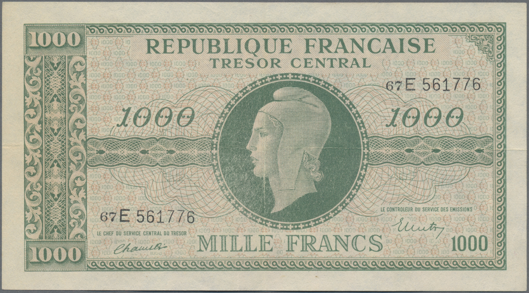 Lot 00389 - France / Frankreich | Banknoten  -  Auktionshaus Christoph Gärtner GmbH & Co. KG 54th AUCTION - Day 1 Coins & Banknotes