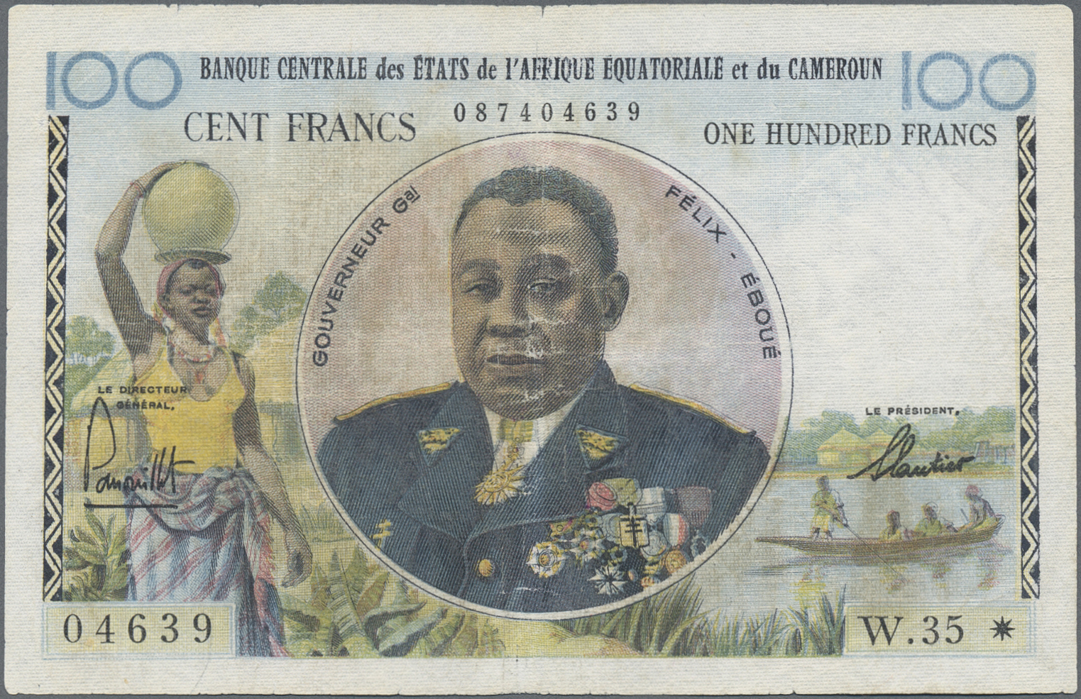 Lot 01121 - Equatorial African States | Banknoten - Auktionshaus Christoph Gärtner GmbH & Co. KG 58th AUCTION - Day 1 Lot 01121 - Equatorial African States | Banknoten - Auktionshaus Christoph Gärtner GmbH & Co. KG 58th AUCTION - Day 1