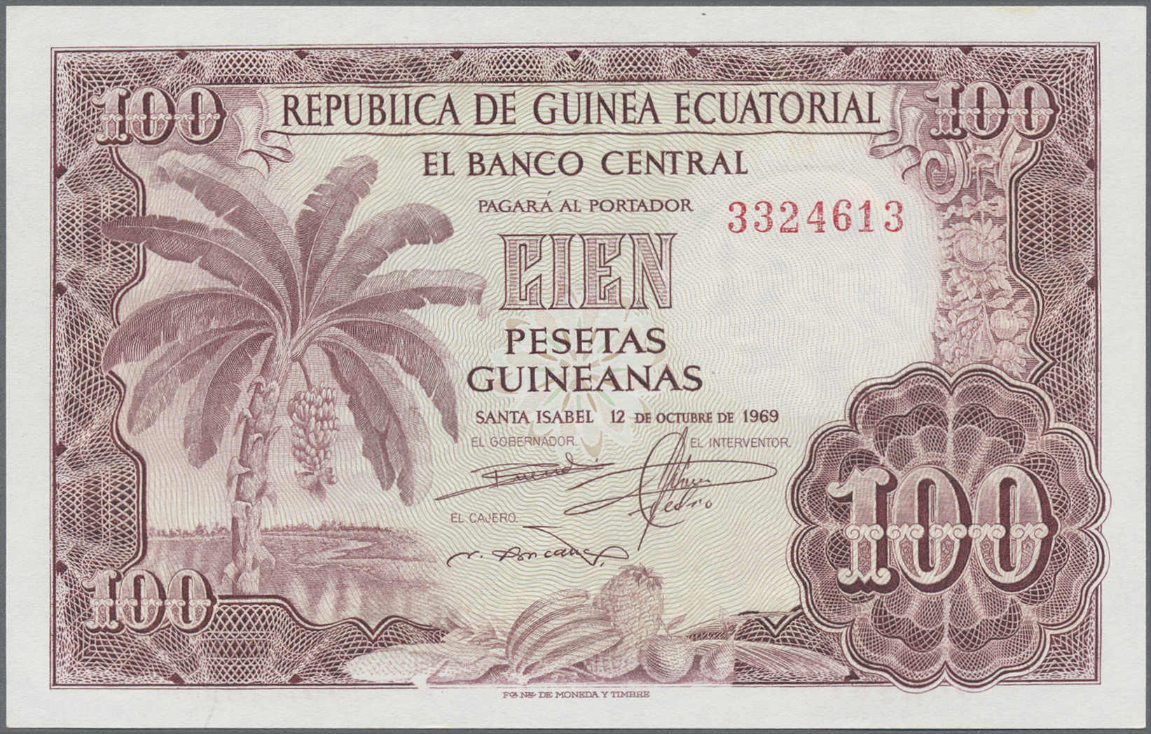 Lot 01122 - Equatorial Guinea / Äquatorialguinea | Banknoten - Auktionshaus Christoph Gärtner GmbH & Co. KG 58th AUCTION - Day 1 Lot 01122 - Equatorial Guinea / Äquatorialguinea | Banknoten - Auktionshaus Christoph Gärtner GmbH & Co. KG 58th AUCTION - Day 1