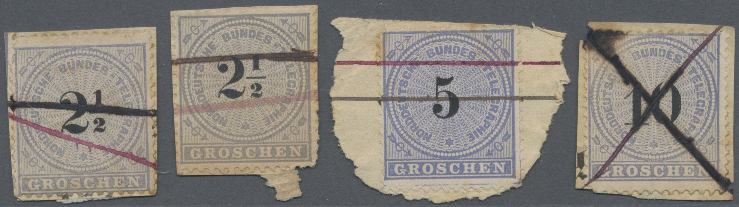 Lot 04965 - Norddeutscher Bund - Telegrafenmarken  -  Auktionshaus Christoph Gärtner GmbH & Co. KG 57th AUCTION - Day 3