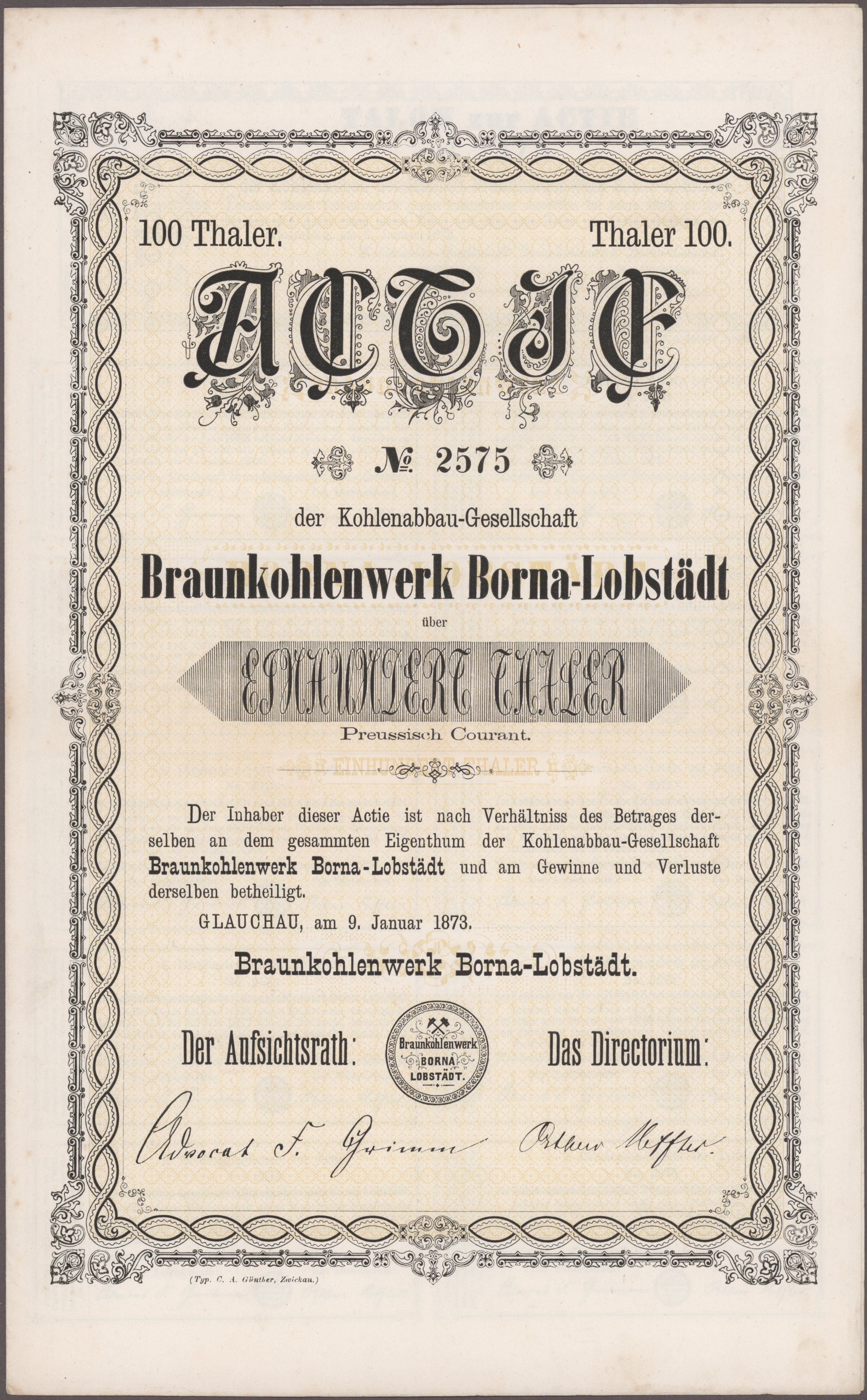 Lot 13686 - alte aktien / wertpapiere  -  Auktionshaus Christoph Gärtner GmbH & Co. KG 53rd AUCTION - Day 6 Coins & Banknotes