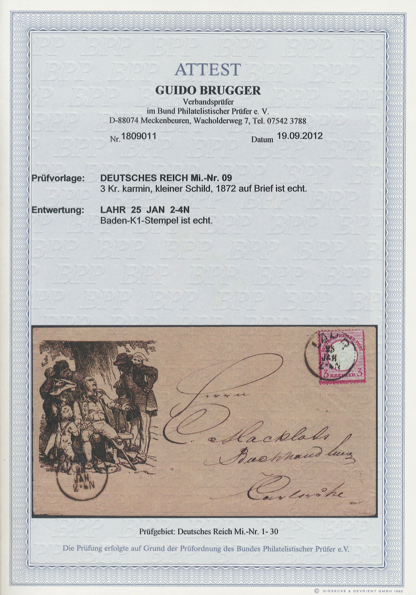 Lot 04805 - Deutsches Reich - Brustschild  -  Auktionshaus Christoph Gärtner GmbH & Co. KG 56th AUCTION - Day 3