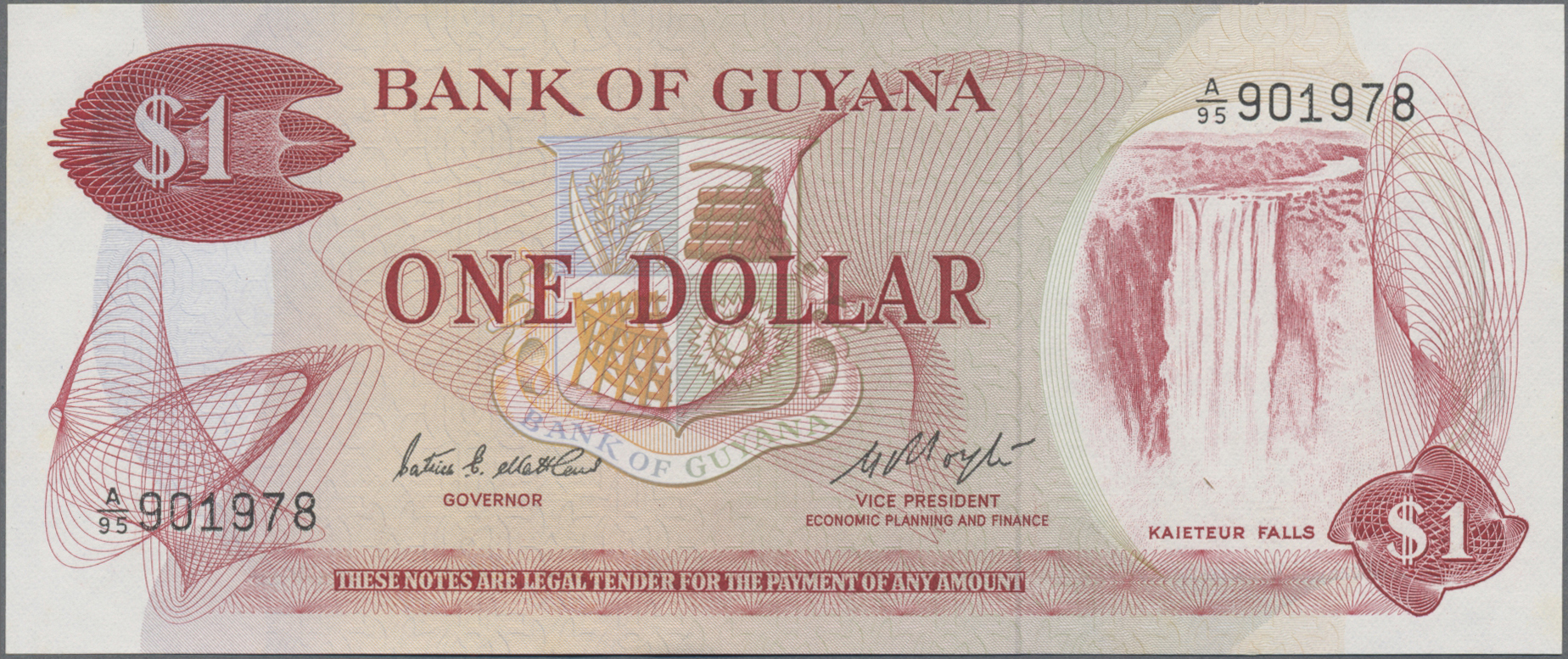 Lot 00403 - Guyana | Banknoten  -  Auktionshaus Christoph Gärtner GmbH & Co. KG 54th AUCTION - Day 1 Coins & Banknotes