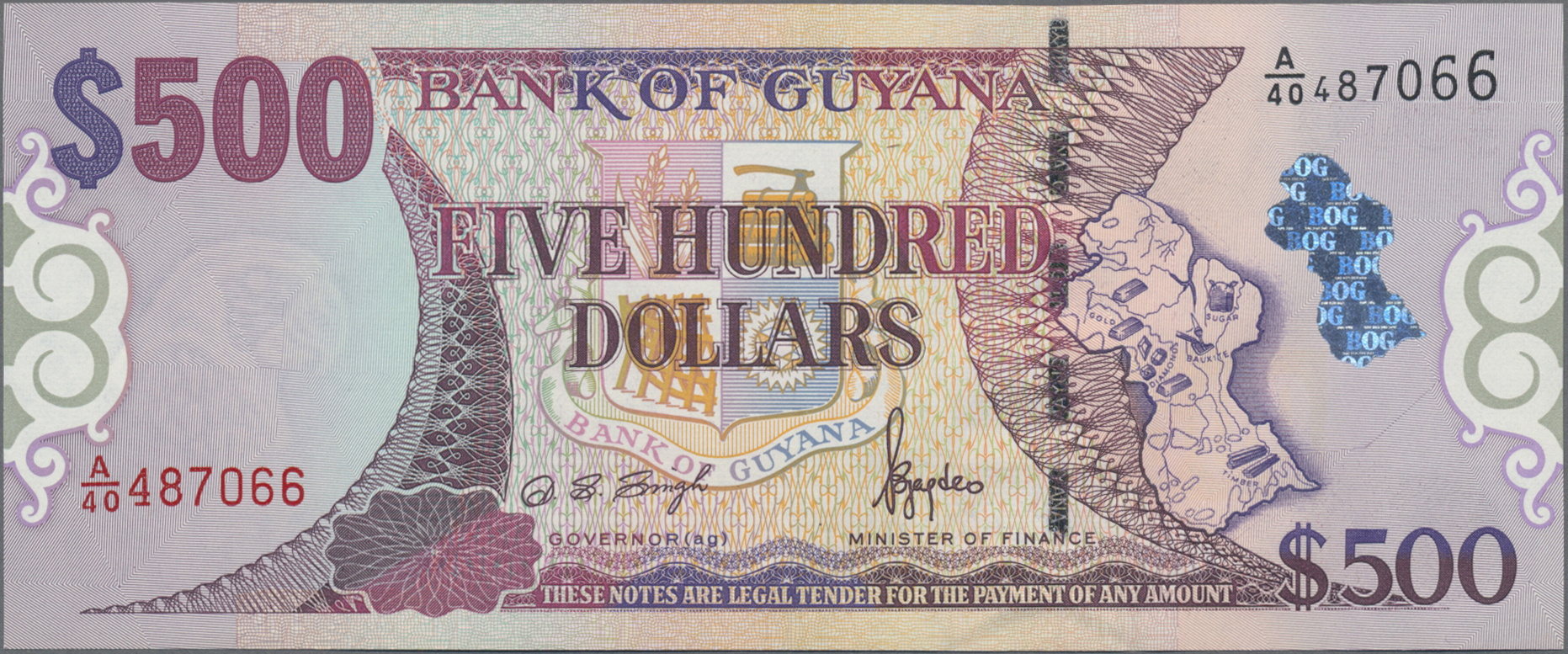 Lot 00403 - Guyana | Banknoten  -  Auktionshaus Christoph Gärtner GmbH & Co. KG 54th AUCTION - Day 1 Coins & Banknotes