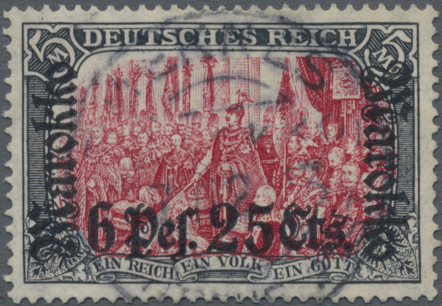 Lot 1225 - deutsche post in marokko - Auktionshaus Edgar Mohrmann & Co. Internat. Briefmarken-Auktionen GmhH Auction #211 Lot 1225 - deutsche post in marokko - Auktionshaus Edgar Mohrmann & Co. Internat. Briefmarken-Auktionen GmhH Auction #211