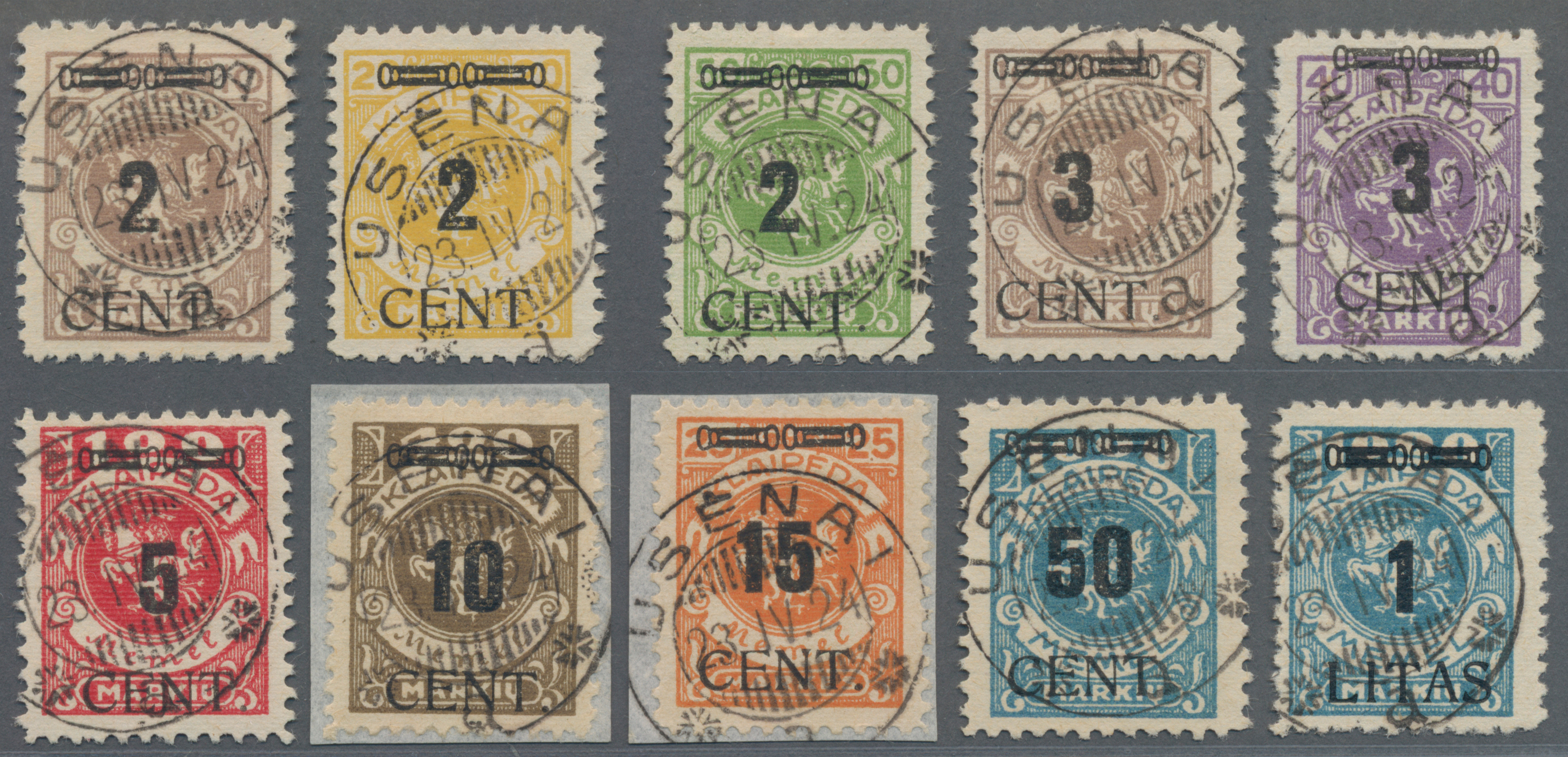 Lot 05952 - Memel  -  Auktionshaus Christoph Gärtner GmbH & Co. KG 58th AUCTION - Day 2