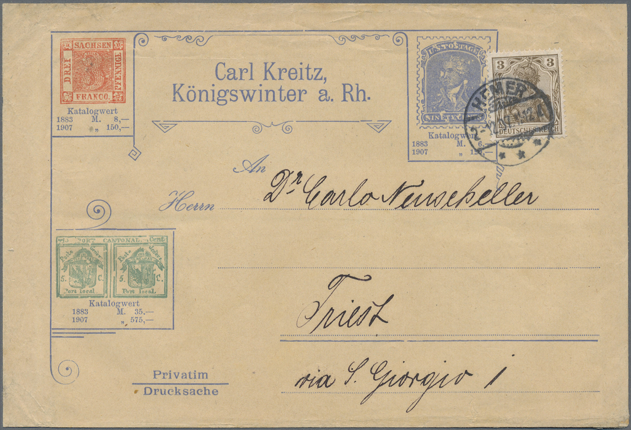 Lot 05072 - Deutsches Reich - Germania - Auktionshaus Christoph Gärtner GmbH & Co. KG 57th AUCTION - Day 3 Lot 05072 - Deutsches Reich - Germania - Auktionshaus Christoph Gärtner GmbH & Co. KG 57th AUCTION - Day 3