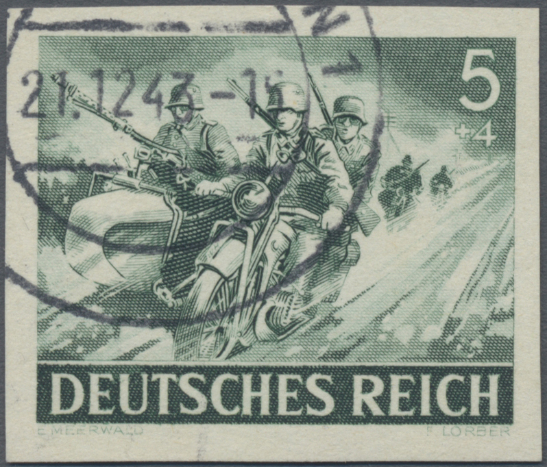 Lot 1130 - Deutsches Reich - 3. Reich - Auktionshaus Edgar Mohrmann & Co. Internat. Briefmarken-Auktionen GmhH Auction #211 Lot 1130 - Deutsches Reich - 3. Reich - Auktionshaus Edgar Mohrmann & Co. Internat. Briefmarken-Auktionen GmhH Auction #211