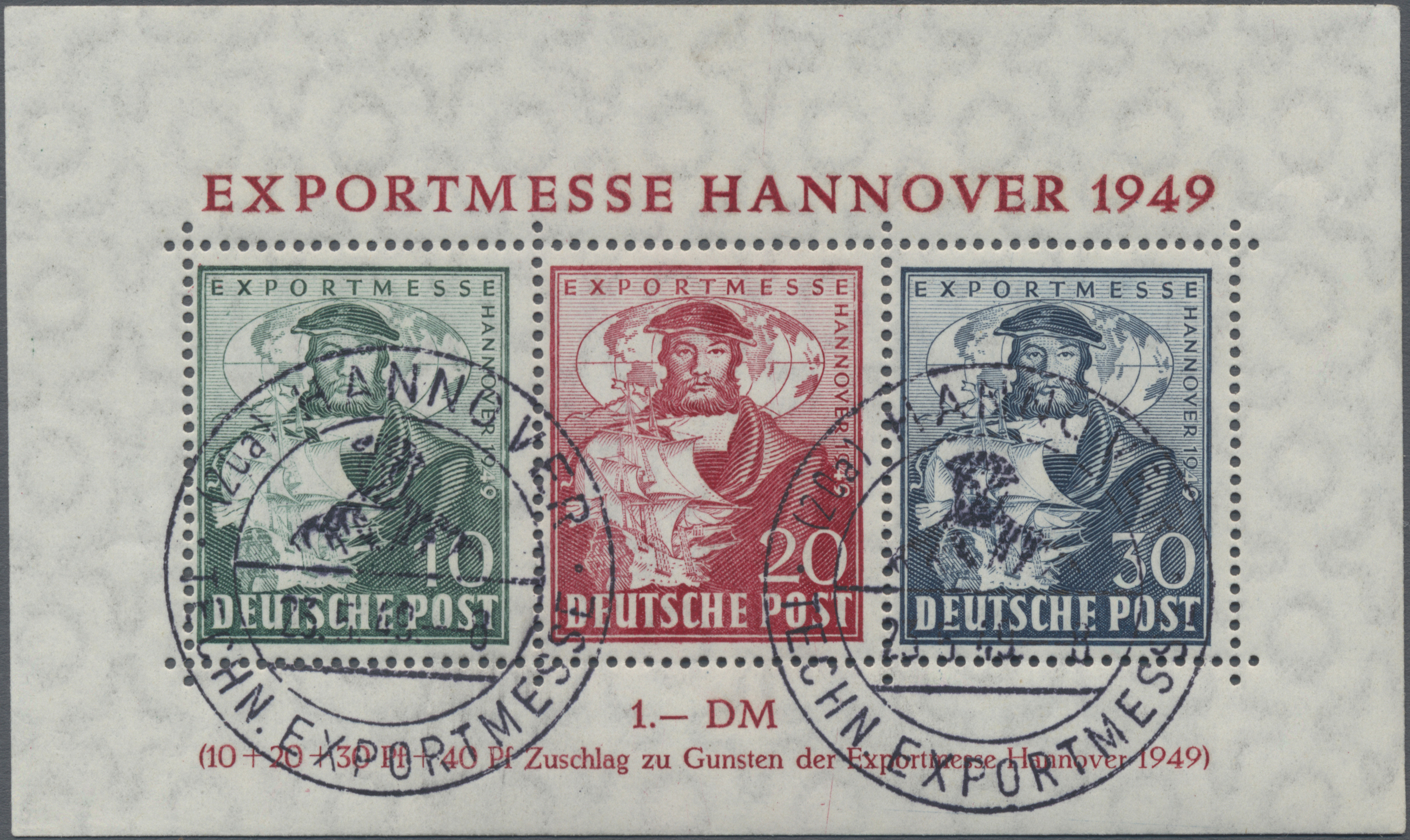 Lot 1909 - bizone  -  Auktionshaus Edgar Mohrmann & Co. Internat. Briefmarken-Auktionen GmhH Auction #211  