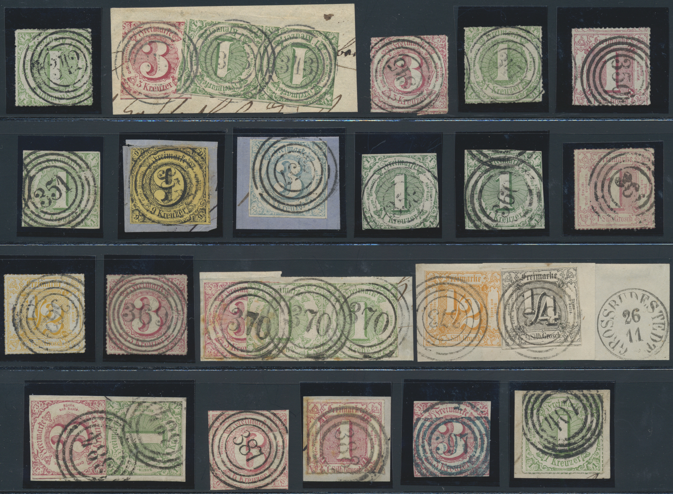 Lot 10323 - Thurn & Taxis - Nummernstempel - Auktionshaus Christoph Gärtner GmbH & Co. KG 57th AUCTION - Day 5 Lot 10323 - Thurn & Taxis - Nummernstempel - Auktionshaus Christoph Gärtner GmbH & Co. KG 57th AUCTION - Day 5