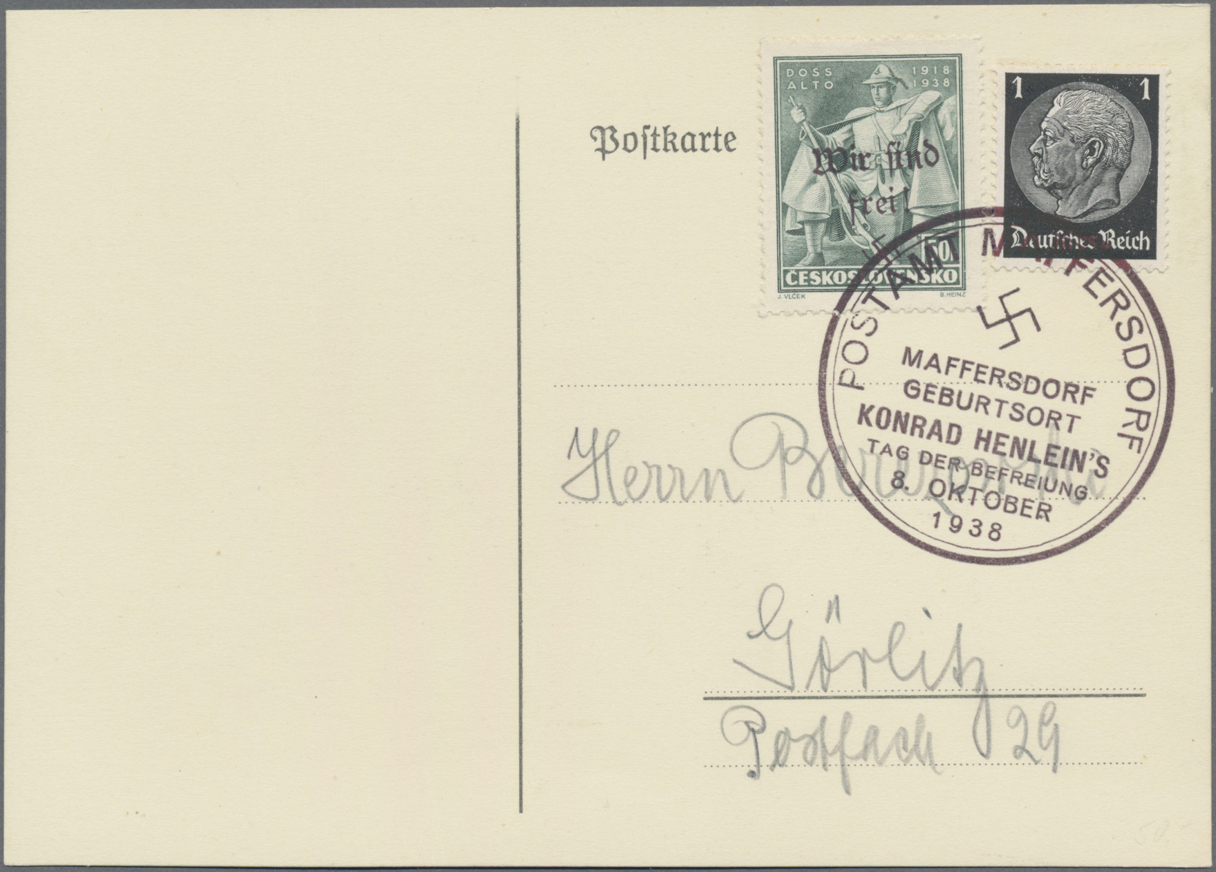 Lot 06013 - Sudetenland - Maffersdorf  -  Auktionshaus Christoph Gärtner GmbH & Co. KG 57th AUCTION - Day 3
