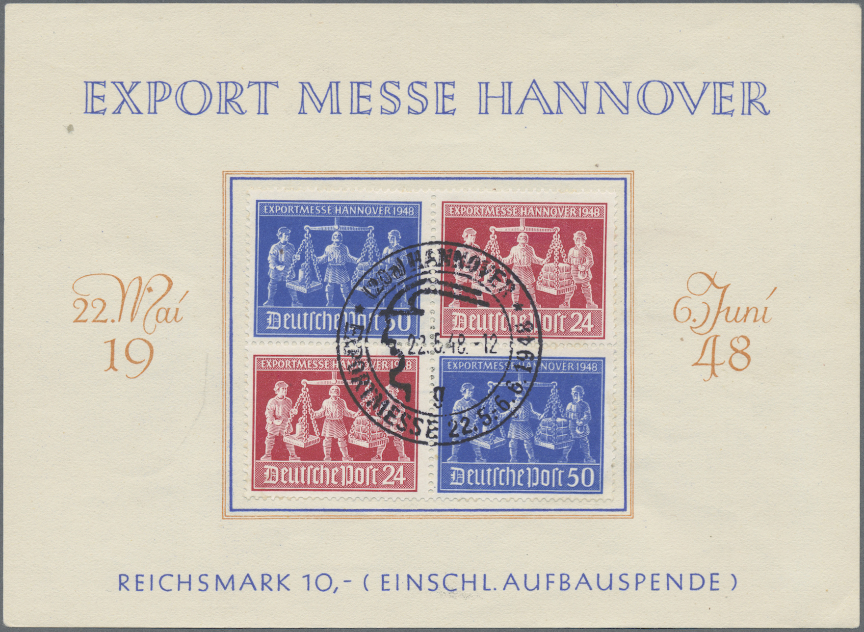 Lot 06291 - Alliierte Besetzung - Gemeinschaftsausgabe - Auktionshaus Christoph Gärtner GmbH & Co. KG 57th AUCTION - Day 3 Lot 06291 - Alliierte Besetzung - Gemeinschaftsausgabe - Auktionshaus Christoph Gärtner GmbH & Co. KG 57th AUCTION - Day 3