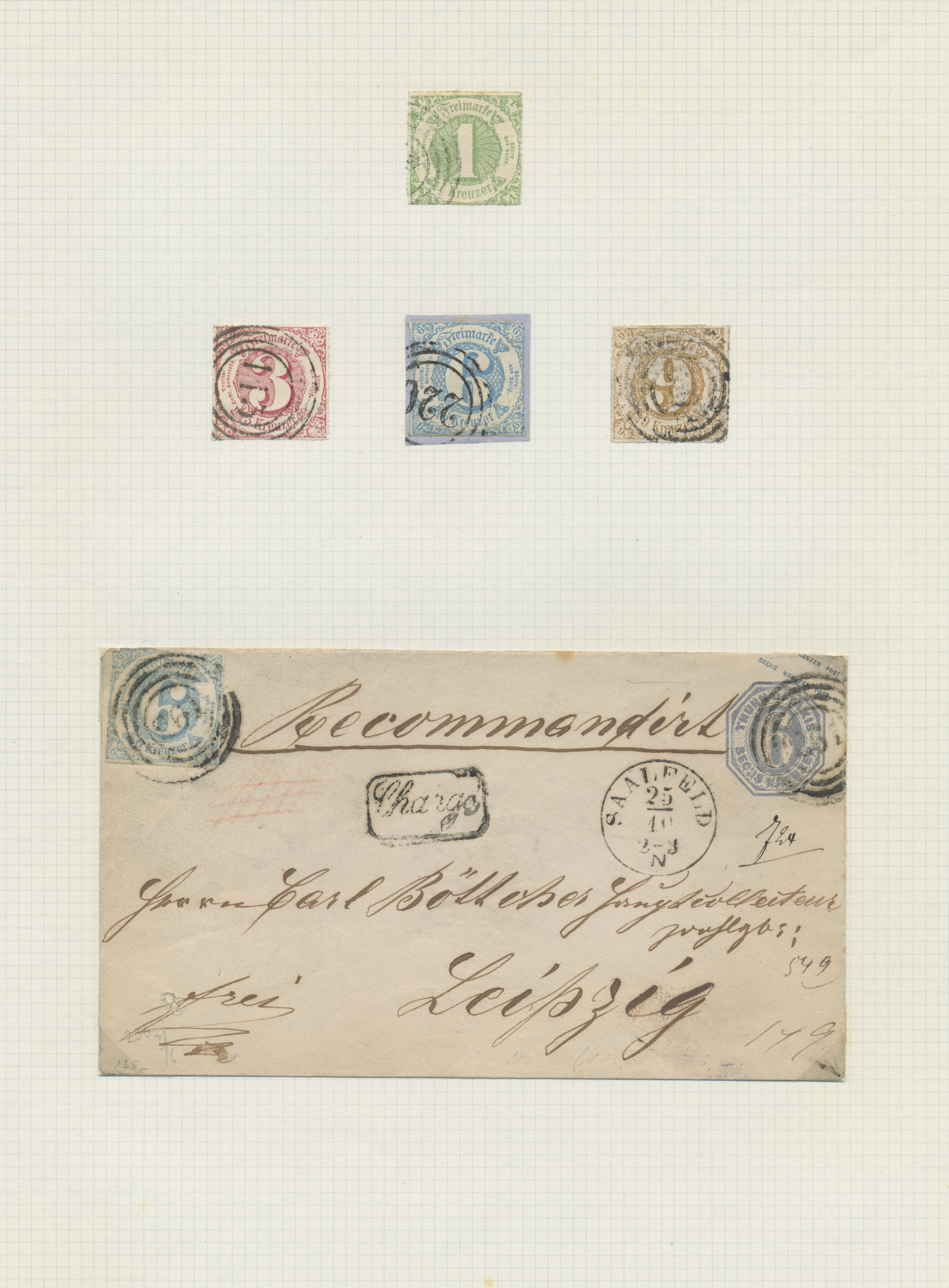 Lot 36303 - Thurn & Taxis - Marken und Briefe  -  Auktionshaus Christoph Gärtner GmbH & Co. KG Sale #44 Collections Germany