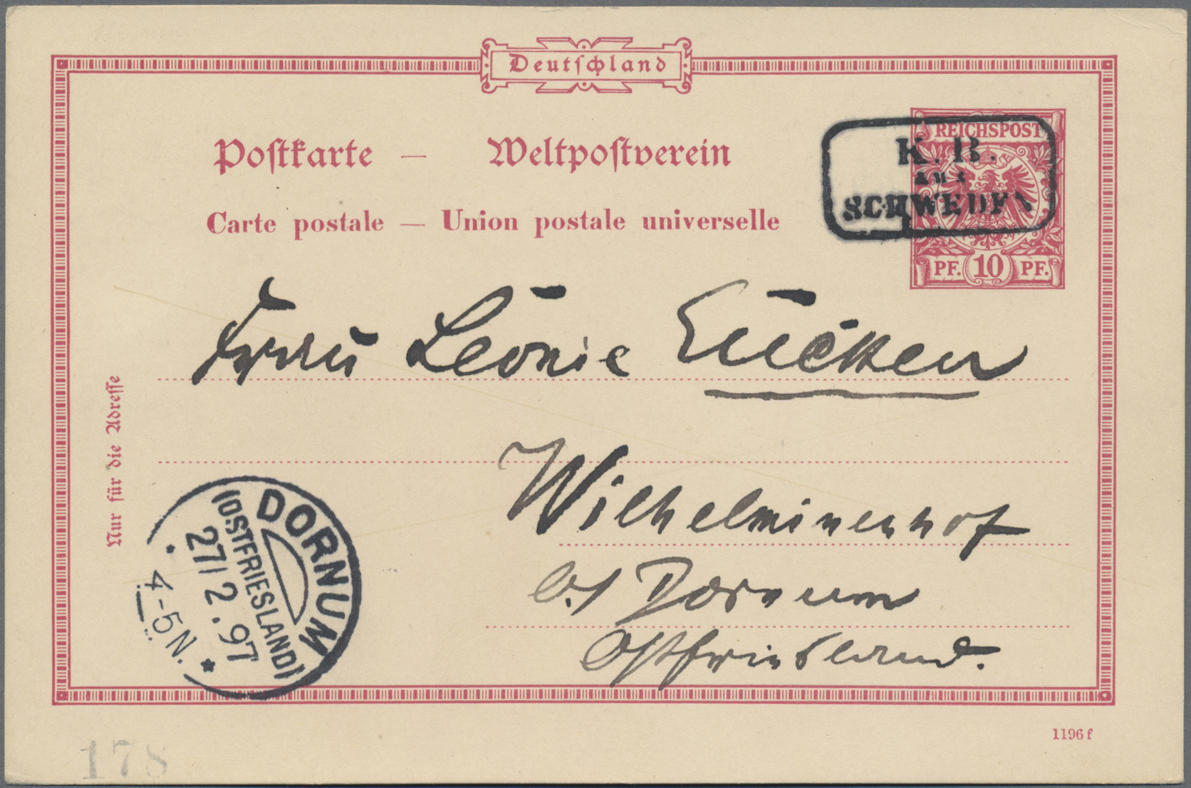 Lot 05046 - Deutsches Reich - Krone / Adler  -  Auktionshaus Christoph Gärtner GmbH & Co. KG 57th AUCTION - Day 3