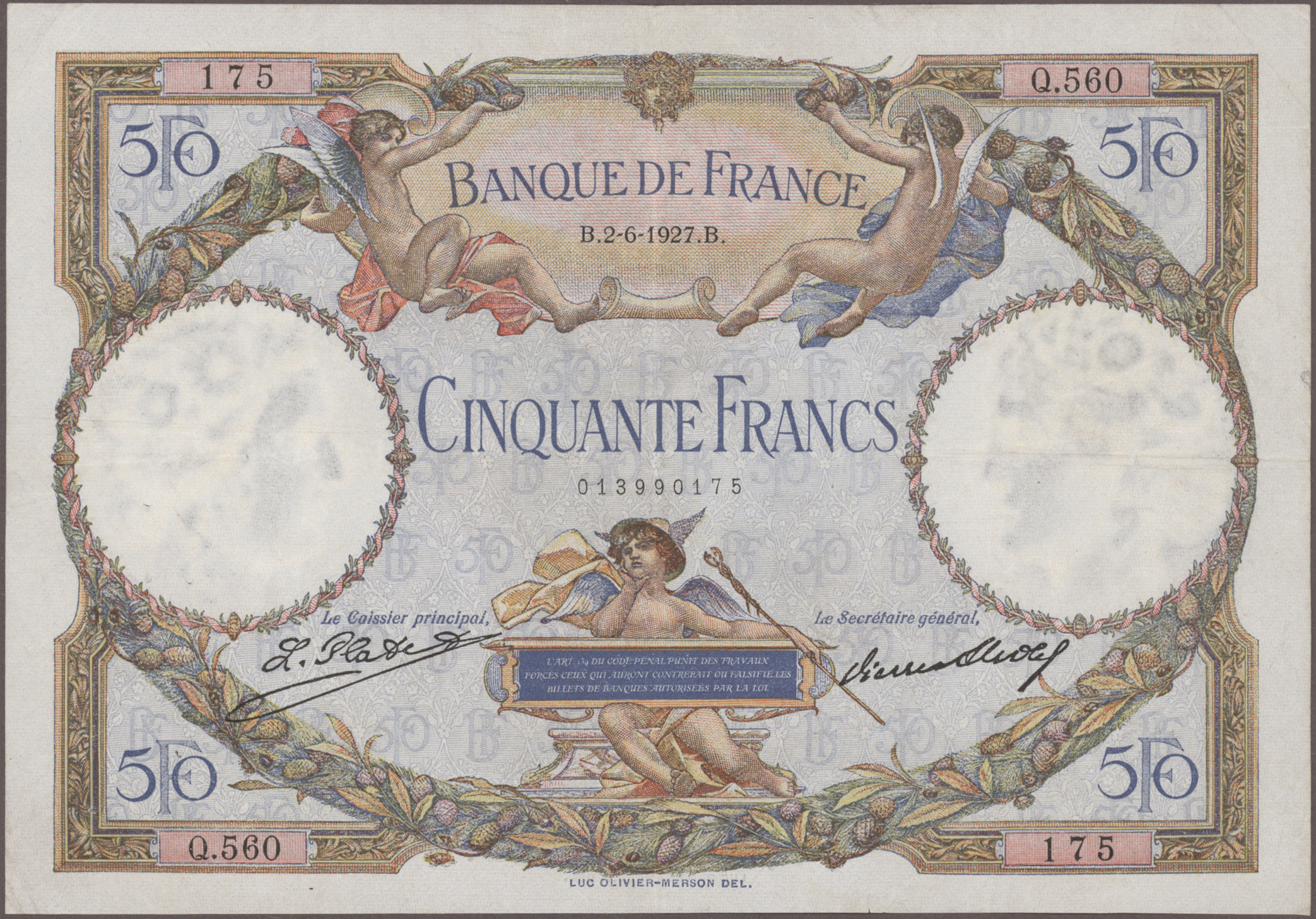 Lot 1159 - France / Frankreich | Banknoten - Auktionshaus Christoph Gärtner GmbH & Co. KG 58th AUCTION - Day 1 Lot 1159 - France / Frankreich | Banknoten - Auktionshaus Christoph Gärtner GmbH & Co. KG 58th AUCTION - Day 1