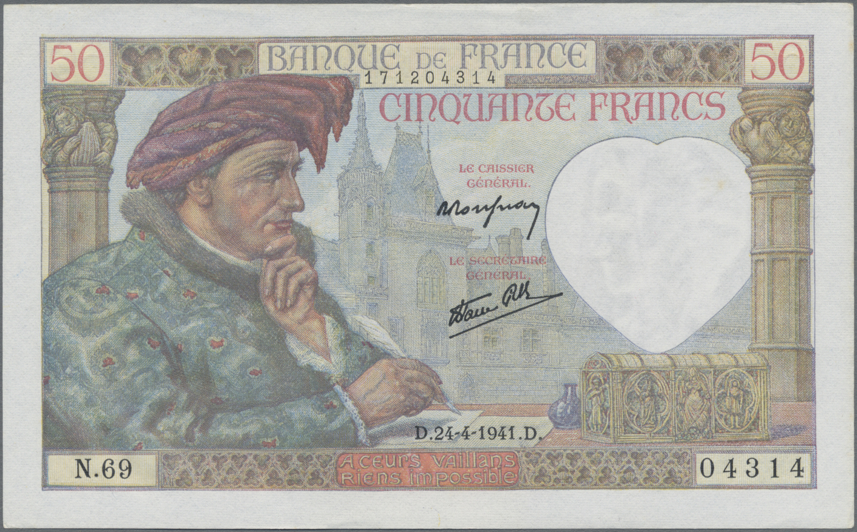 Lot 1161 - France / Frankreich | Banknoten - Auktionshaus Christoph Gärtner GmbH & Co. KG 58th AUCTION - Day 1 Lot 1161 - France / Frankreich | Banknoten - Auktionshaus Christoph Gärtner GmbH & Co. KG 58th AUCTION - Day 1