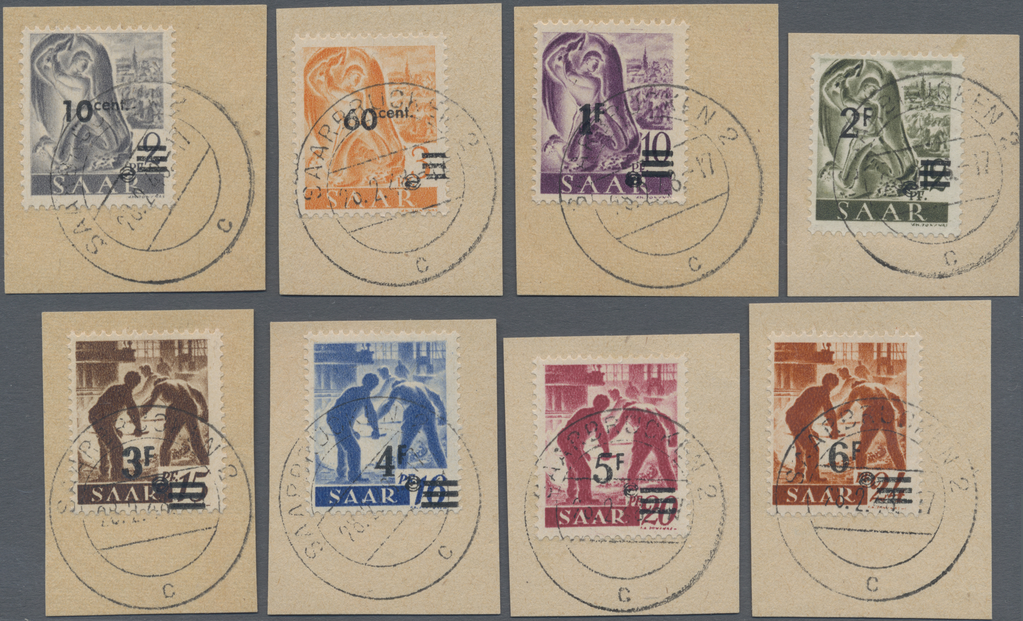 Lot 1880 - Saarland (1947/56)  -  Auktionshaus Edgar Mohrmann & Co. Internat. Briefmarken-Auktionen GmhH Auction #211  