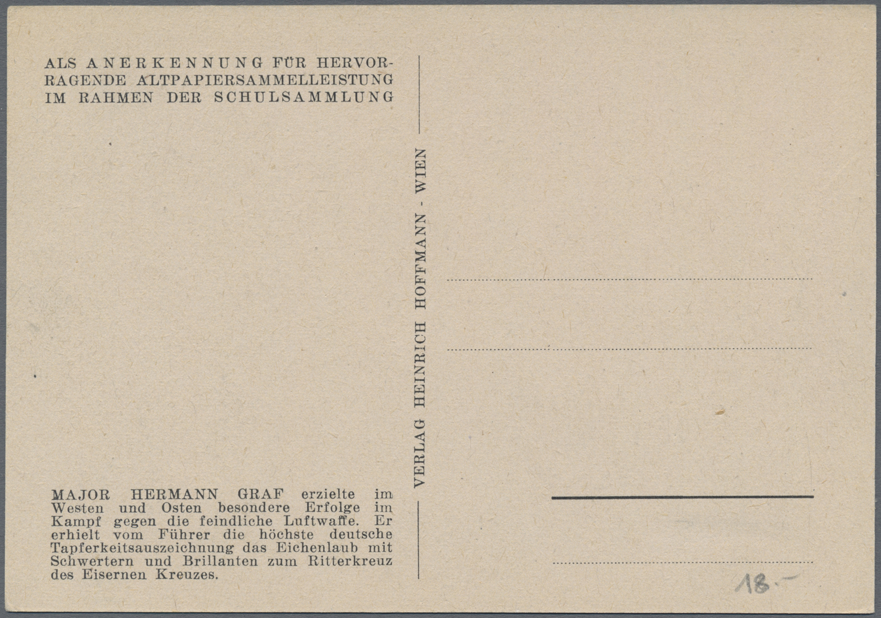Lot 13798 - Ansichtskarten: Propaganda  -  Auktionshaus Christoph Gärtner GmbH & Co. KG 50th Auction Anniversary Auction - Day 4