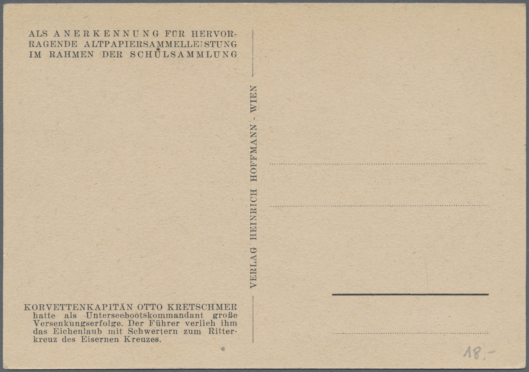 Lot 13798 - Ansichtskarten: Propaganda  -  Auktionshaus Christoph Gärtner GmbH & Co. KG 50th Auction Anniversary Auction - Day 4