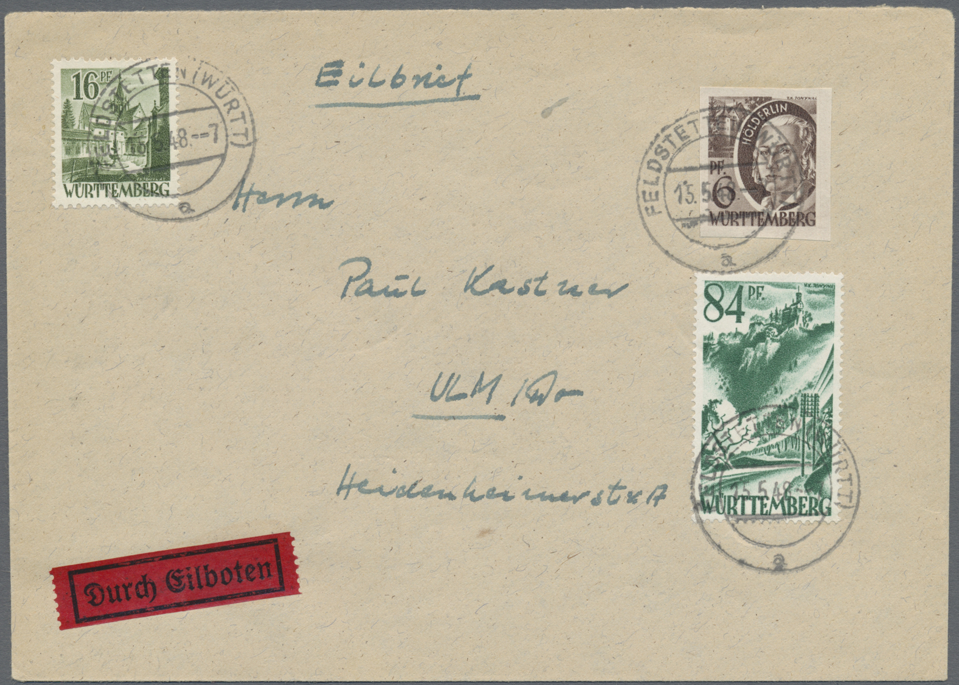 Lot 1873 - Franz‚àö‚àÇsische Zone - W‚àö¬∫rttemberg  -  Auktionshaus Edgar Mohrmann & Co. Internat. Briefmarken-Auktionen GmhH Auction #211  
