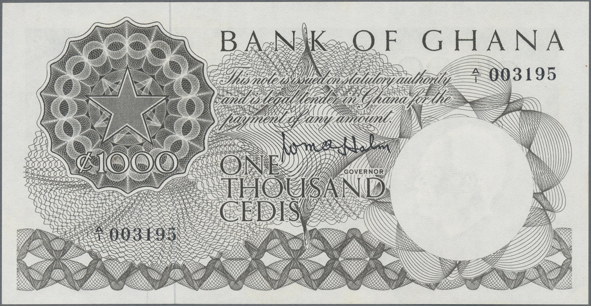 Lot 01209 - Ghana | Banknoten - Auktionshaus Christoph Gärtner GmbH & Co. KG 58th AUCTION - Day 1 Lot 01209 - Ghana | Banknoten - Auktionshaus Christoph Gärtner GmbH & Co. KG 58th AUCTION - Day 1