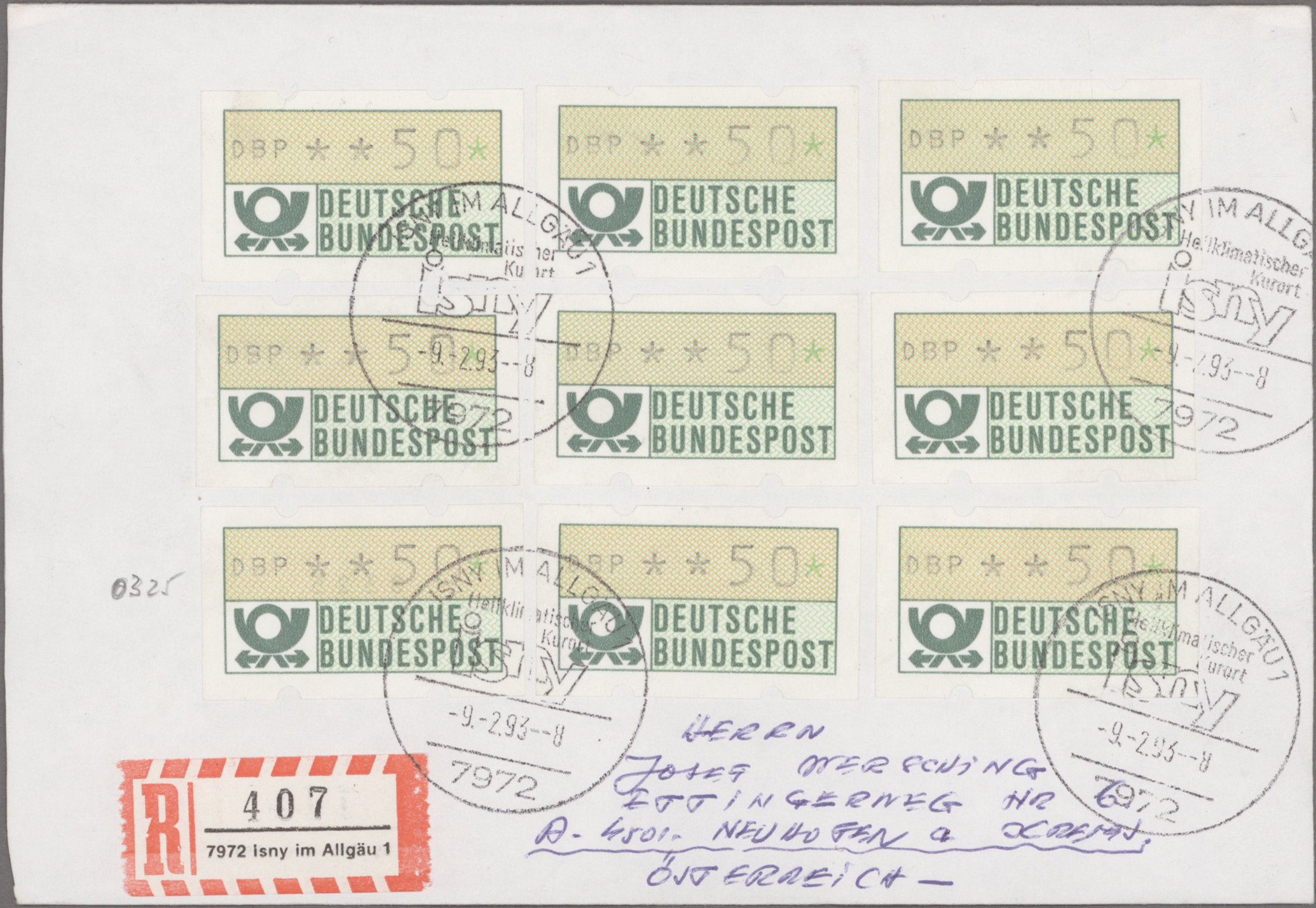 Lot 12279 - Bundesrepublik - Automatenmarken  -  Auktionshaus Christoph Gärtner GmbH & Co. KG 56th AUCTION - Day 5