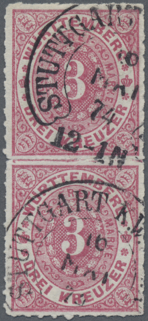 Lot 04942 - Württemberg - Hufeisenstempel  -  Auktionshaus Christoph Gärtner GmbH & Co. KG 57th AUCTION - Day 3