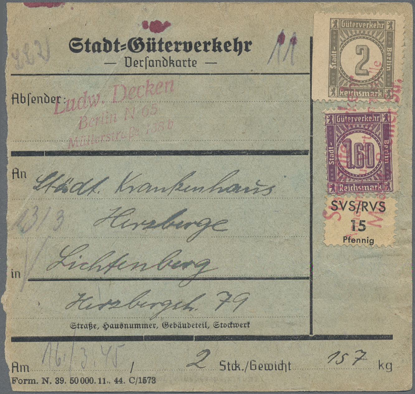 Lot 10214 - Deutsches Reich - Privatpost (Stadtpost) - Auktionshaus Christoph Gärtner GmbH & Co. KG 58th AUCTION - Day 3 Lot 10214 - Deutsches Reich - Privatpost (Stadtpost) - Auktionshaus Christoph Gärtner GmbH & Co. KG 58th AUCTION - Day 3