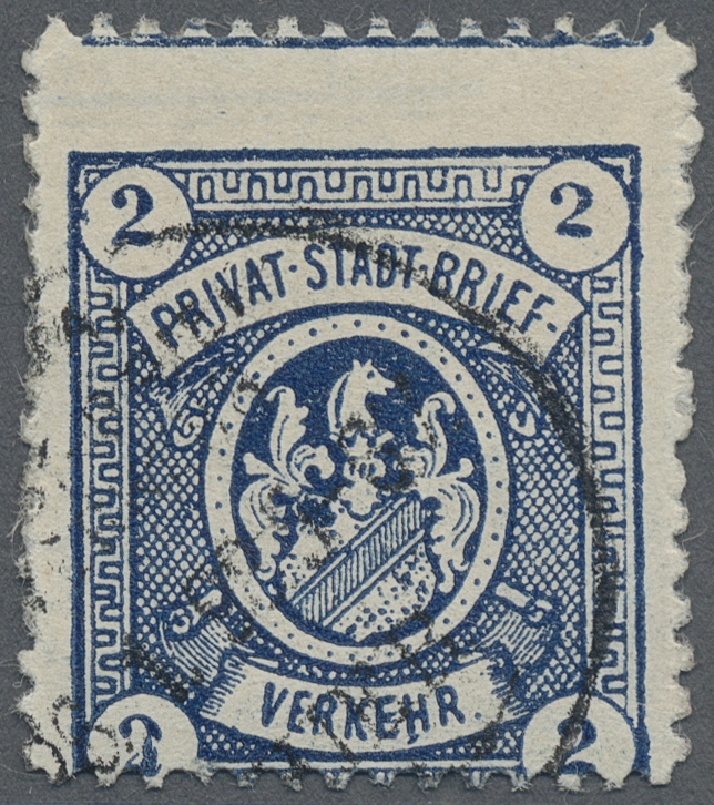 Lot 10313 - Deutsches Reich - Privatpost (Stadtpost) - Auktionshaus Christoph Gärtner GmbH & Co. KG 58th AUCTION - Day 3 Lot 10313 - Deutsches Reich - Privatpost (Stadtpost) - Auktionshaus Christoph Gärtner GmbH & Co. KG 58th AUCTION - Day 3
