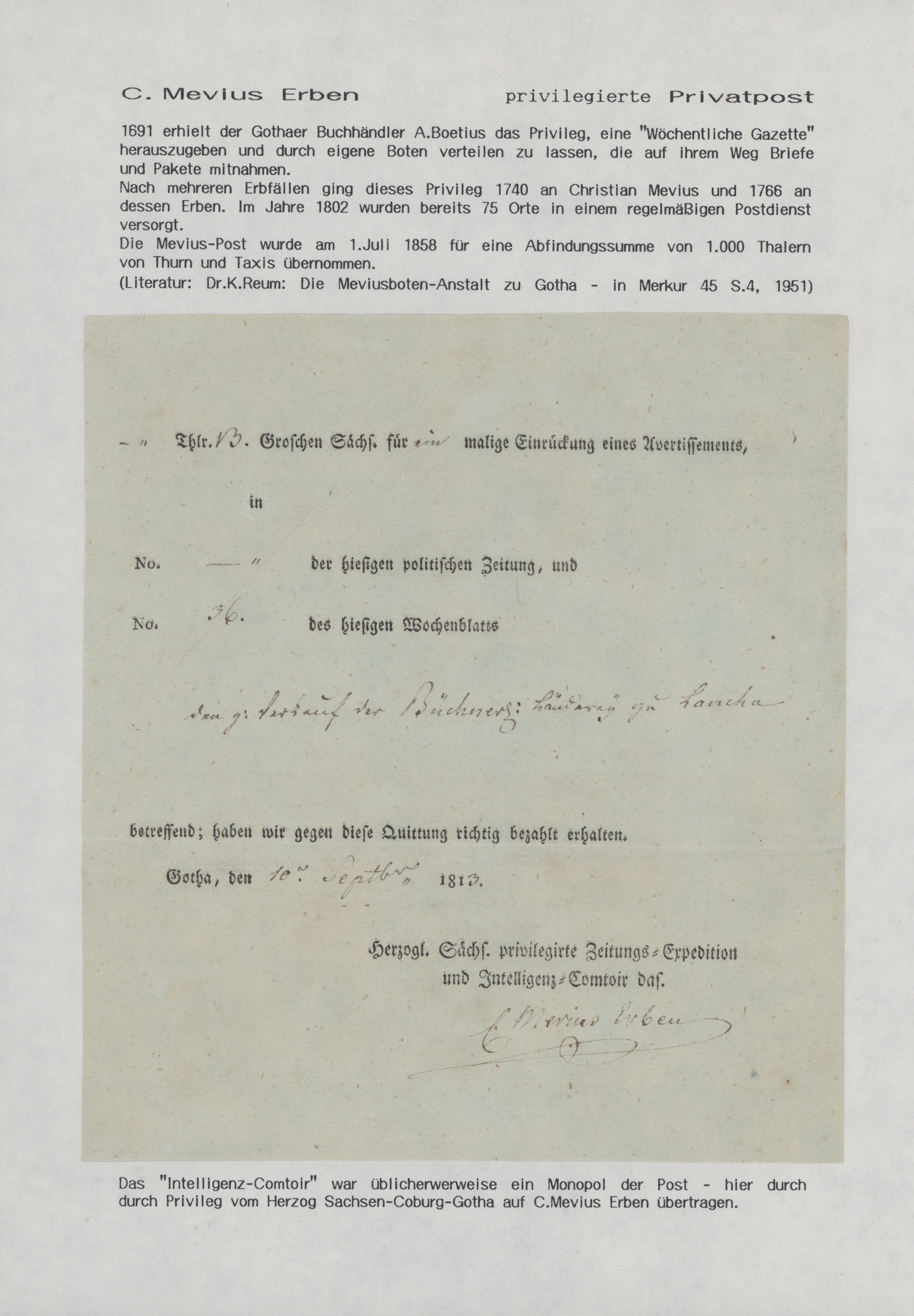 Lot 10509 - Deutsches Reich - Privatpost (Stadtpost)  -  Auktionshaus Christoph Gärtner GmbH & Co. KG 58th AUCTION - Day 3