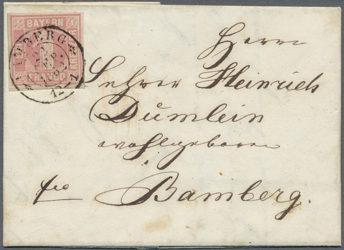 Lot 00116 - Bayern - Marken und Briefe - Auktionshaus Christoph Gärtner GmbH & Co. KG Intenational Rarities and contains lots from the collection of Peter Zgonc Lot 00116 - Bayern - Marken und Briefe - Auktionshaus Christoph Gärtner GmbH & Co. KG Intenational Rarities and contains lots from the collection of Peter Zgonc