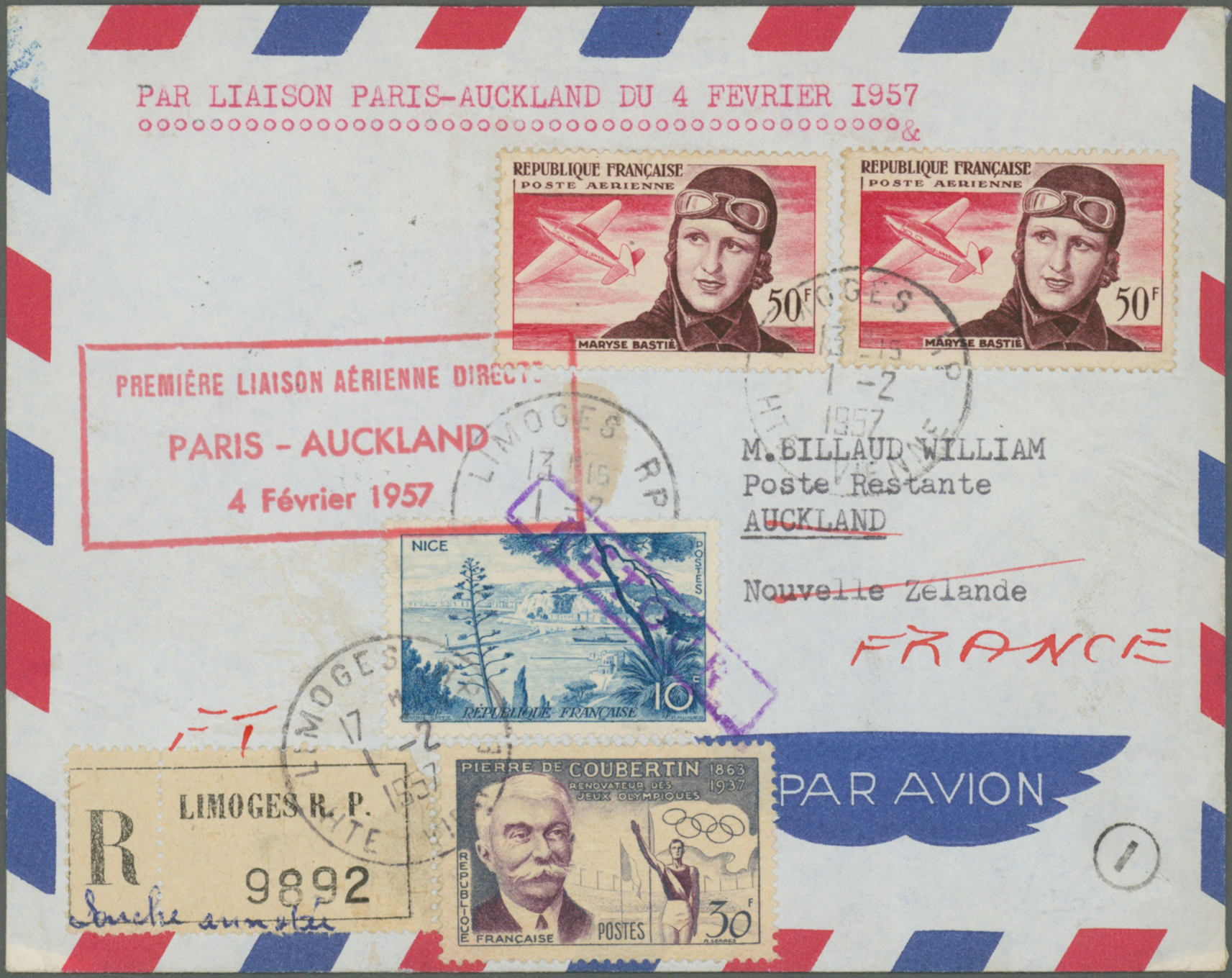Lot 11521 - flugpost europa - Auktionshaus Christoph Gärtner GmbH & Co. KG 58th AUCTION - Day 4 Lot 11521 - flugpost europa - Auktionshaus Christoph Gärtner GmbH & Co. KG 58th AUCTION - Day 4