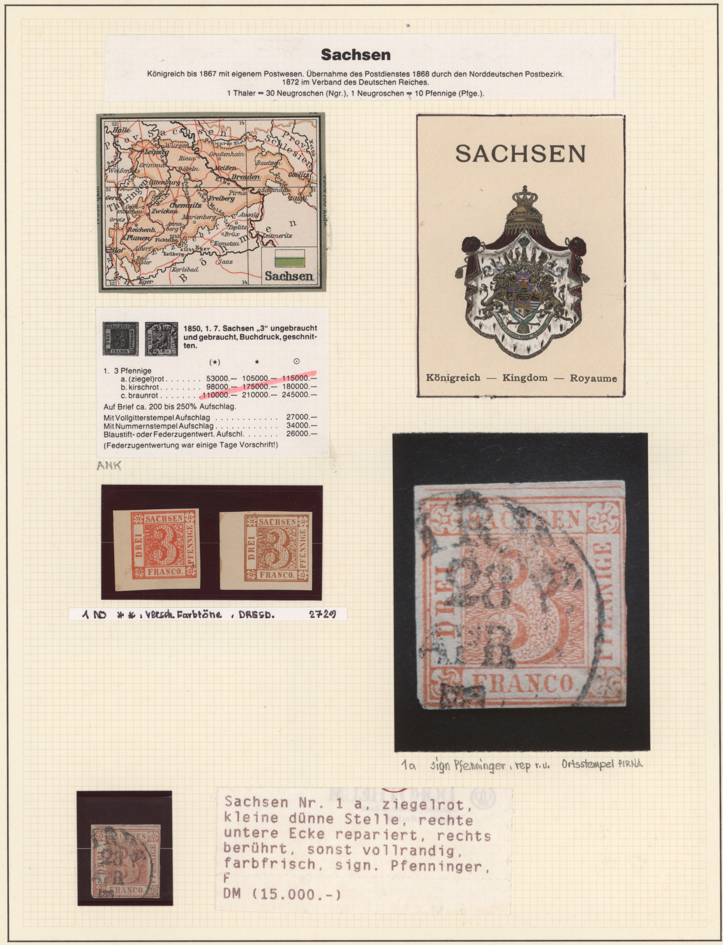 Lot 13781 - Sachsen - Marken und Briefe - Auktionshaus Christoph Gärtner GmbH & Co. KG 58th AUCTION - Day 5 Lot 13781 - Sachsen - Marken und Briefe - Auktionshaus Christoph Gärtner GmbH & Co. KG 58th AUCTION - Day 5