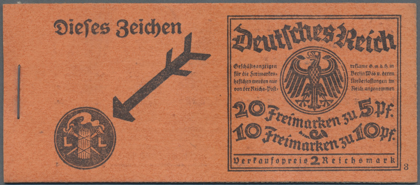 Lot 15994 - Deutsches Reich - Markenheftchen  -  Auktionshaus Christoph Gärtner GmbH & Co. KG Sale #47 Single lots: Germany, Picture Postcards