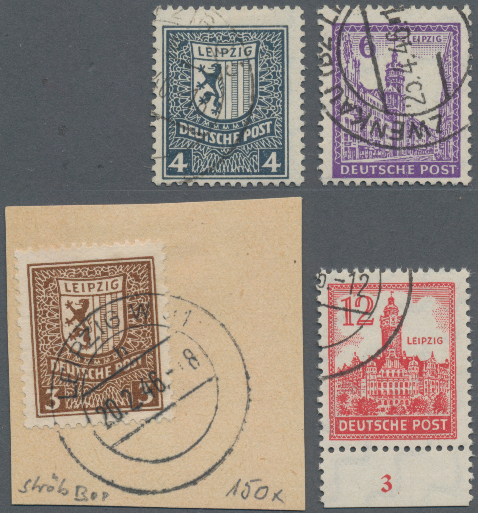 Lot 06271 - Sowjetische Zone - West-Sachsen  -  Auktionshaus Christoph Gärtner GmbH & Co. KG 58th AUCTION - Day 2