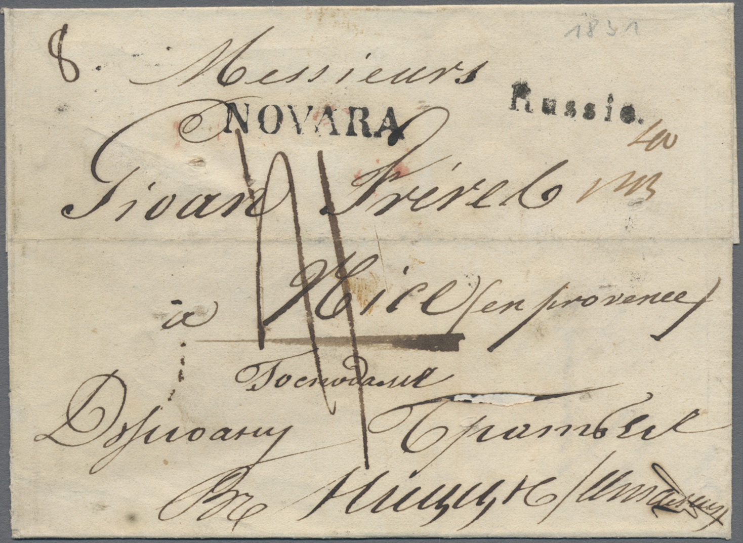 Lot 04066 - Russland - Vorphila | Markenlose Briefe - Auktionshaus Christoph Gärtner GmbH & Co. KG 57th AUCTION - Day 2 Lot 04066 - Russland - Vorphila | Markenlose Briefe - Auktionshaus Christoph Gärtner GmbH & Co. KG 57th AUCTION - Day 2