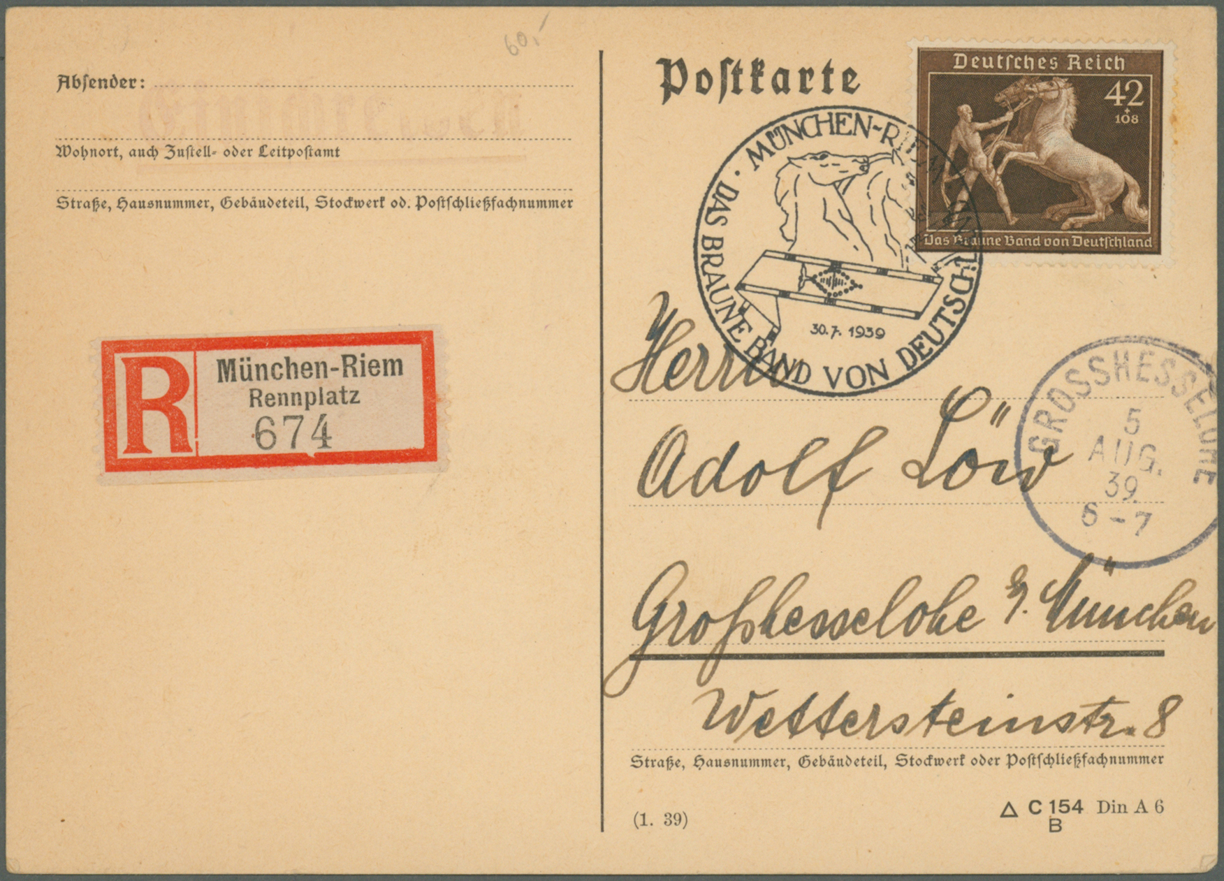 Lot 14174 - Deutsches Reich - 3. Reich - Auktionshaus Christoph Gärtner GmbH & Co. KG 58th AUCTION - Day 5 Lot 14174 - Deutsches Reich - 3. Reich - Auktionshaus Christoph Gärtner GmbH & Co. KG 58th AUCTION - Day 5