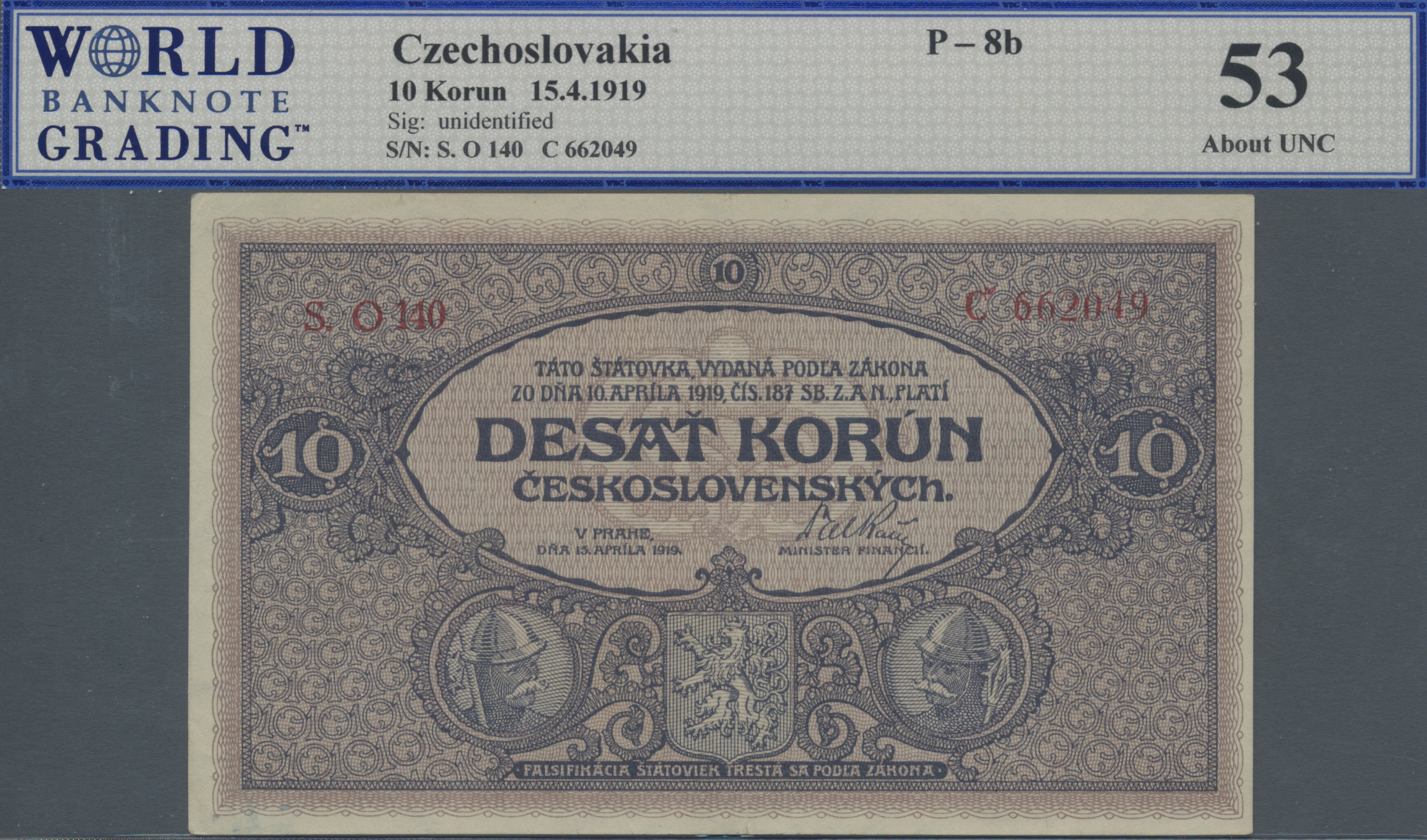 Lot 01404 - Czechoslovakia / Tschechoslowakei | Banknoten - Auktionshaus Christoph Gärtner GmbH & Co. KG Sale #45 Banknotes Worldwide Lot 01404 - Czechoslovakia / Tschechoslowakei | Banknoten - Auktionshaus Christoph Gärtner GmbH & Co. KG Sale #45 Banknotes Worldwide