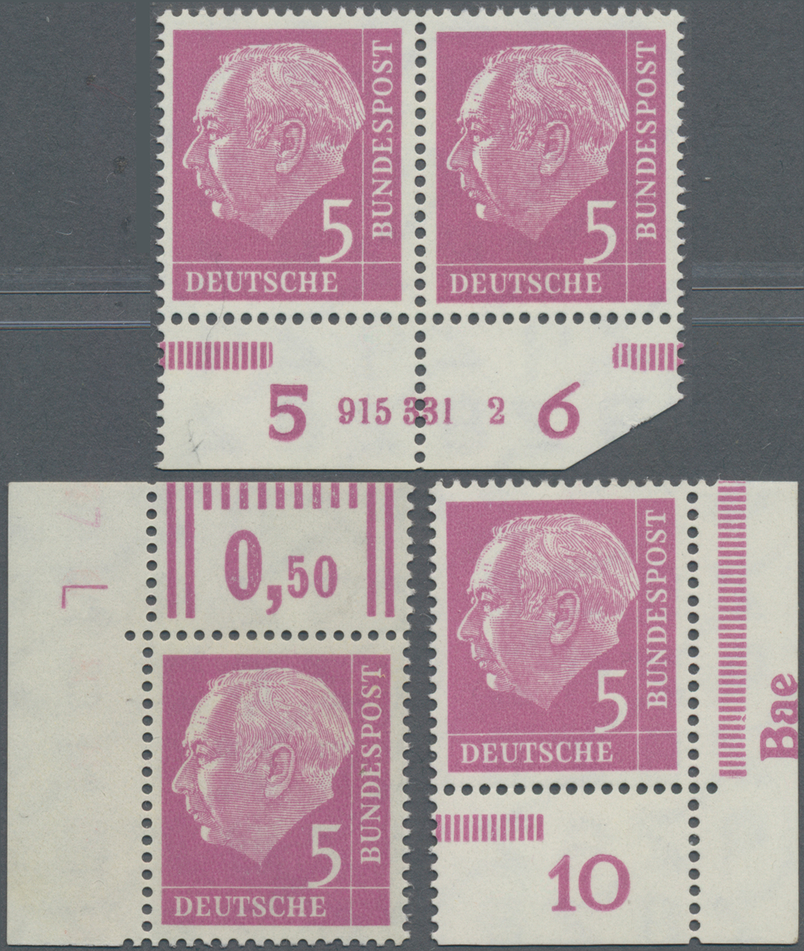 Lot 06665 - bundesrepublik deutschland - Auktionshaus Christoph Gärtner GmbH & Co. KG 58th AUCTION - Day 2 Lot 06665 - bundesrepublik deutschland - Auktionshaus Christoph Gärtner GmbH & Co. KG 58th AUCTION - Day 2