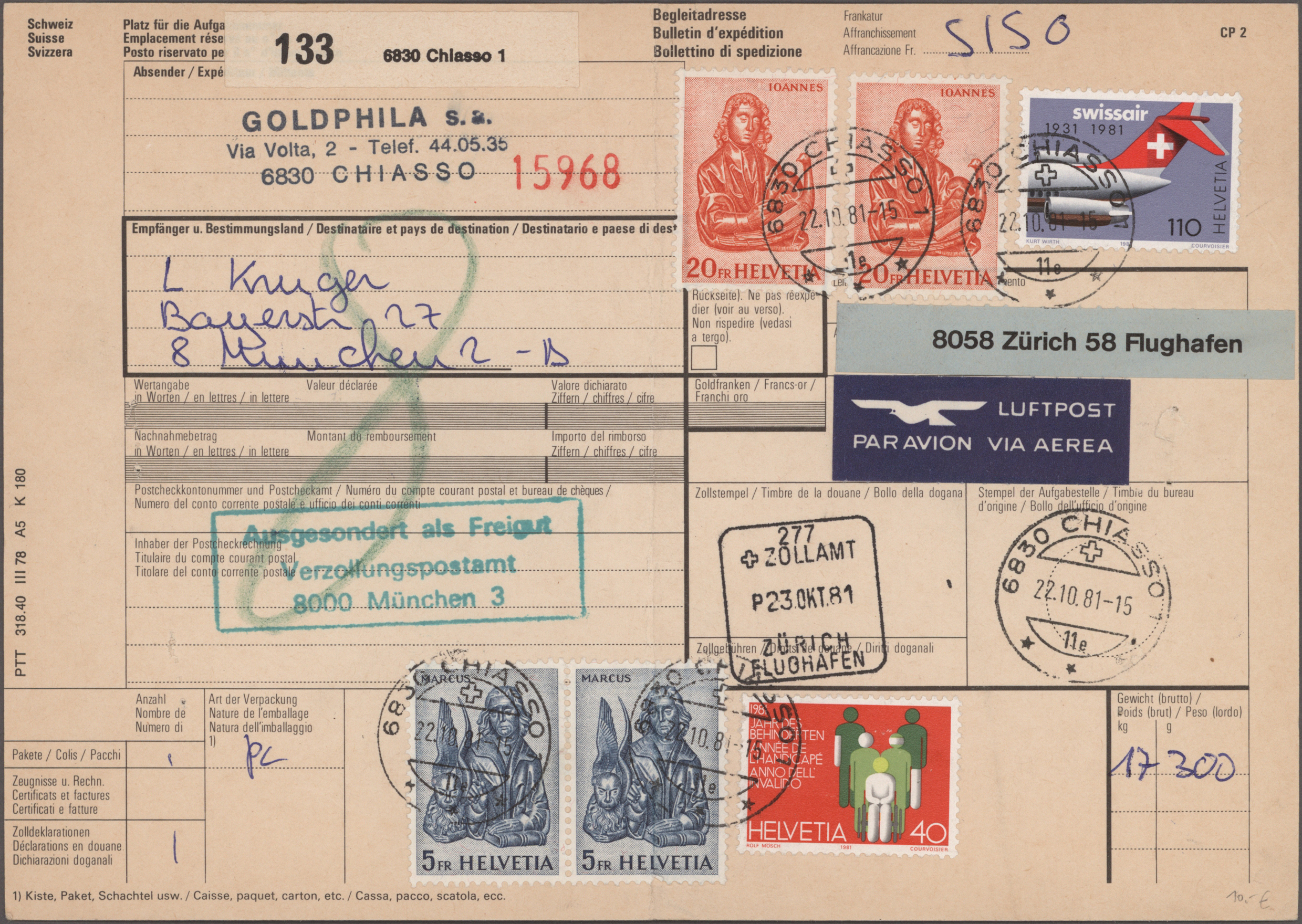 Lot 12686 - schweiz - Auktionshaus Christoph Gärtner GmbH & Co. KG 58th AUCTION - Day 4 Lot 12686 - schweiz - Auktionshaus Christoph Gärtner GmbH & Co. KG 58th AUCTION - Day 4