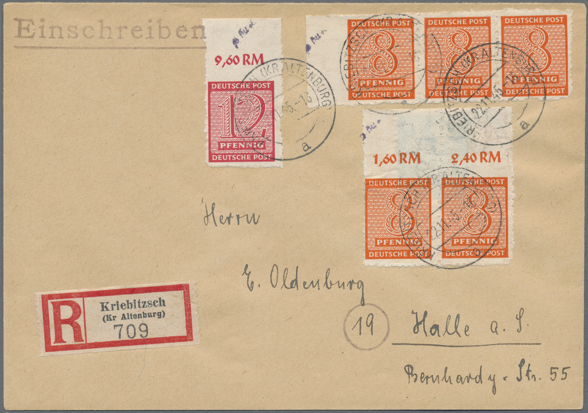 Lot 06412 - Sowjetische Zone - West-Sachsen  -  Auktionshaus Christoph Gärtner GmbH & Co. KG 57th AUCTION - Day 3