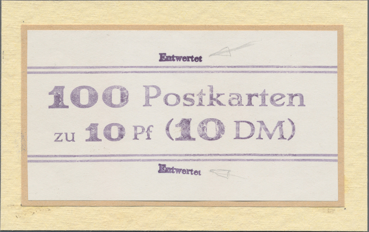 Lot 06757 - Bundesrepublik - Ganzsachen - Auktionshaus Christoph Gärtner GmbH & Co. KG 58th AUCTION - Day 2 Lot 06757 - Bundesrepublik - Ganzsachen - Auktionshaus Christoph Gärtner GmbH & Co. KG 58th AUCTION - Day 2